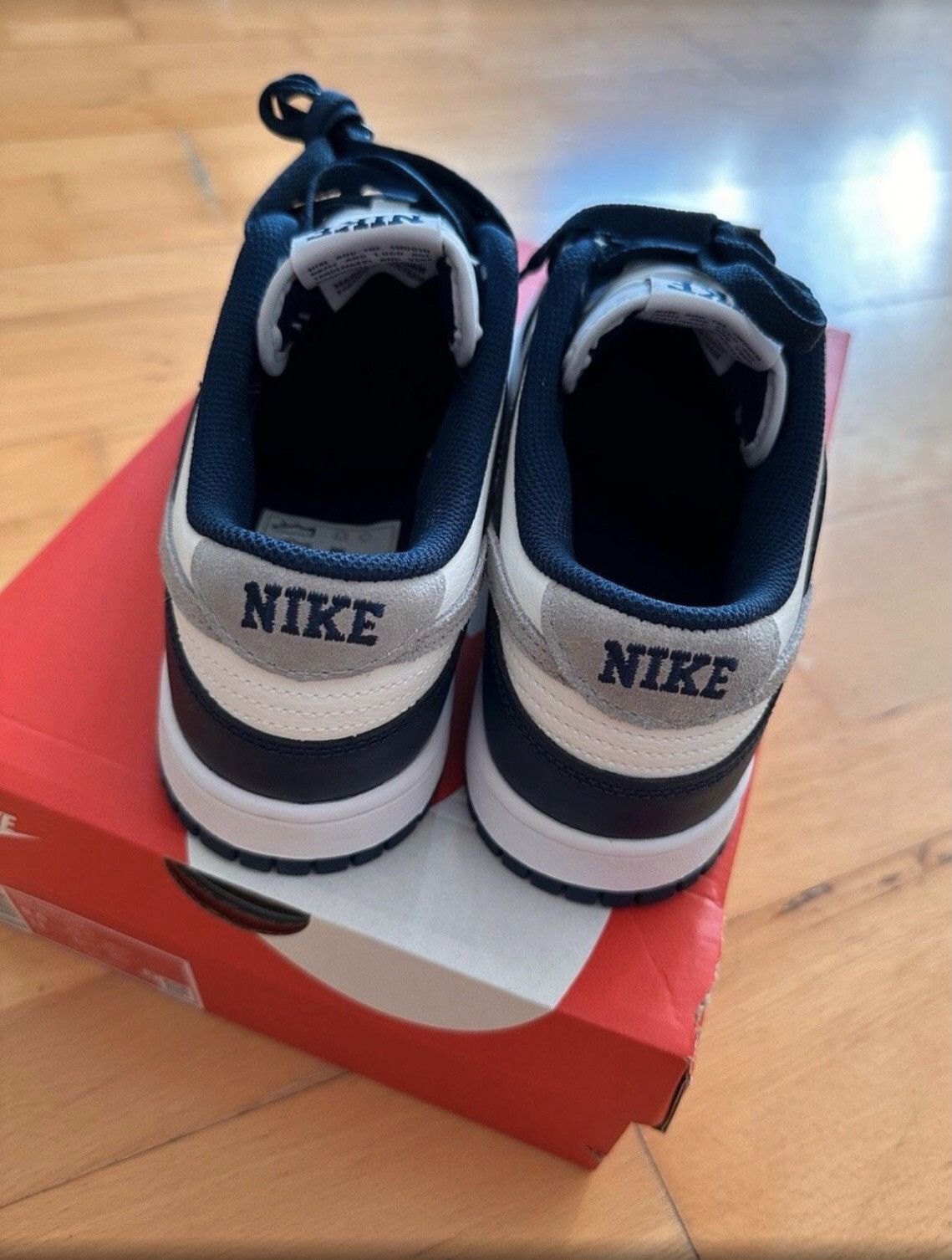 Nike Nike dunk low midnight navy Size US 9.5 / EU 42-43 - 4 Thumbnail