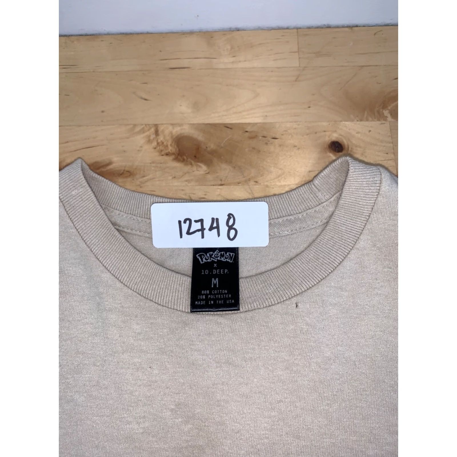 Vintage VINTAGE 10.Deep x Pokemon Team Rocket Blasting Off Tour Shirt Men M Beige 2018 12748 Size US M / EU 48-50 / 2 - 2 Thumbnail