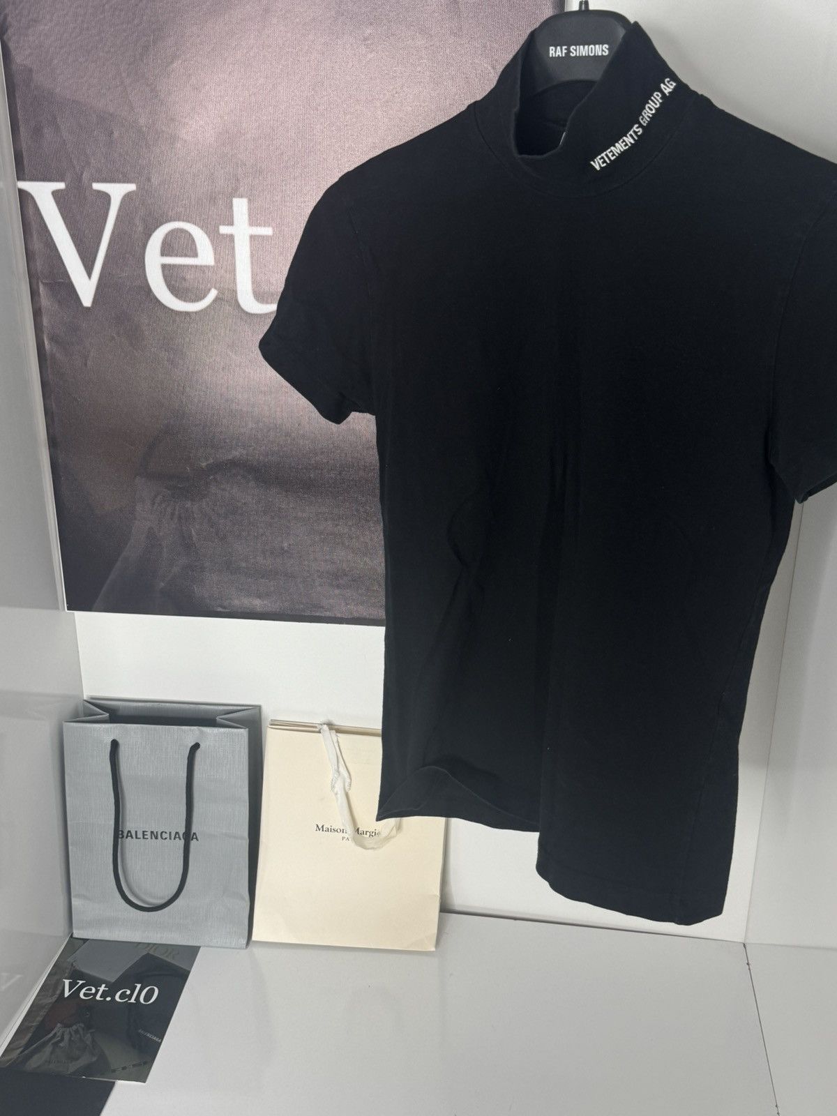 Vetements ✅ Vetements Group Slim Cropped Lonsleeve Black M Size M / US 6-8 / IT 42-44 - 1 Thumbnail