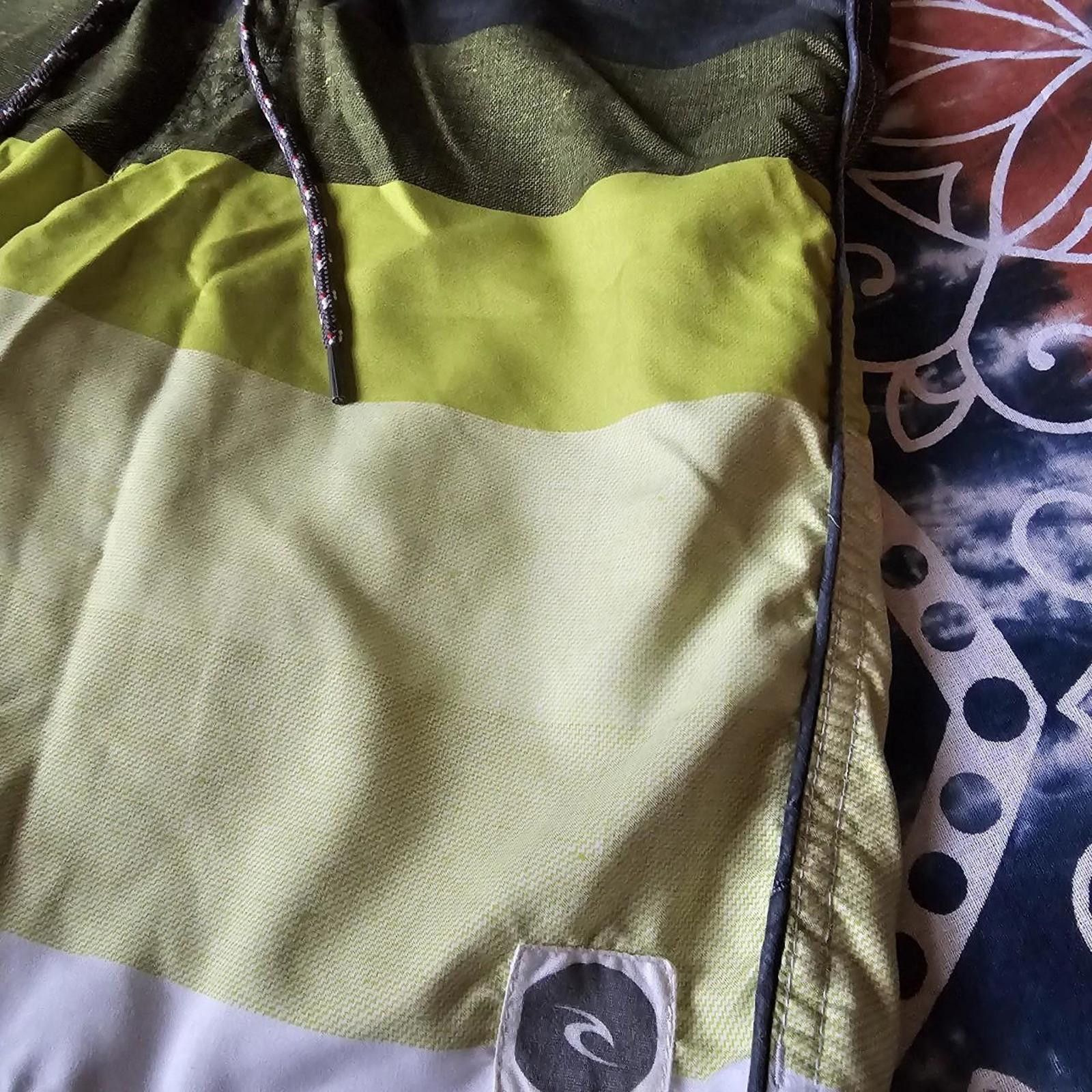 Rip Curl Rip Curl Men's Grey and Yellow Swim Trunks Size US 32 / EU 48 - 3 Thumbnail