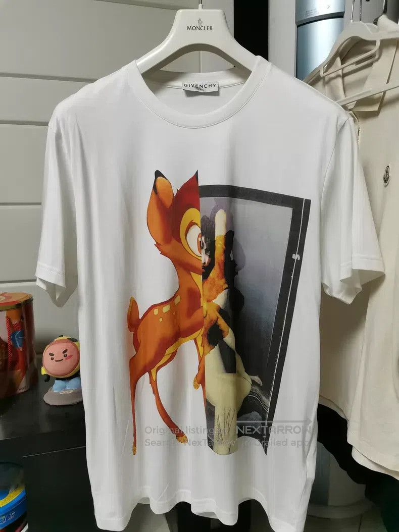 Givenchy Givenchy Deer Short Sleeve T-Shirt Size US L / EU 52-54 / 3 - 1 Thumbnail