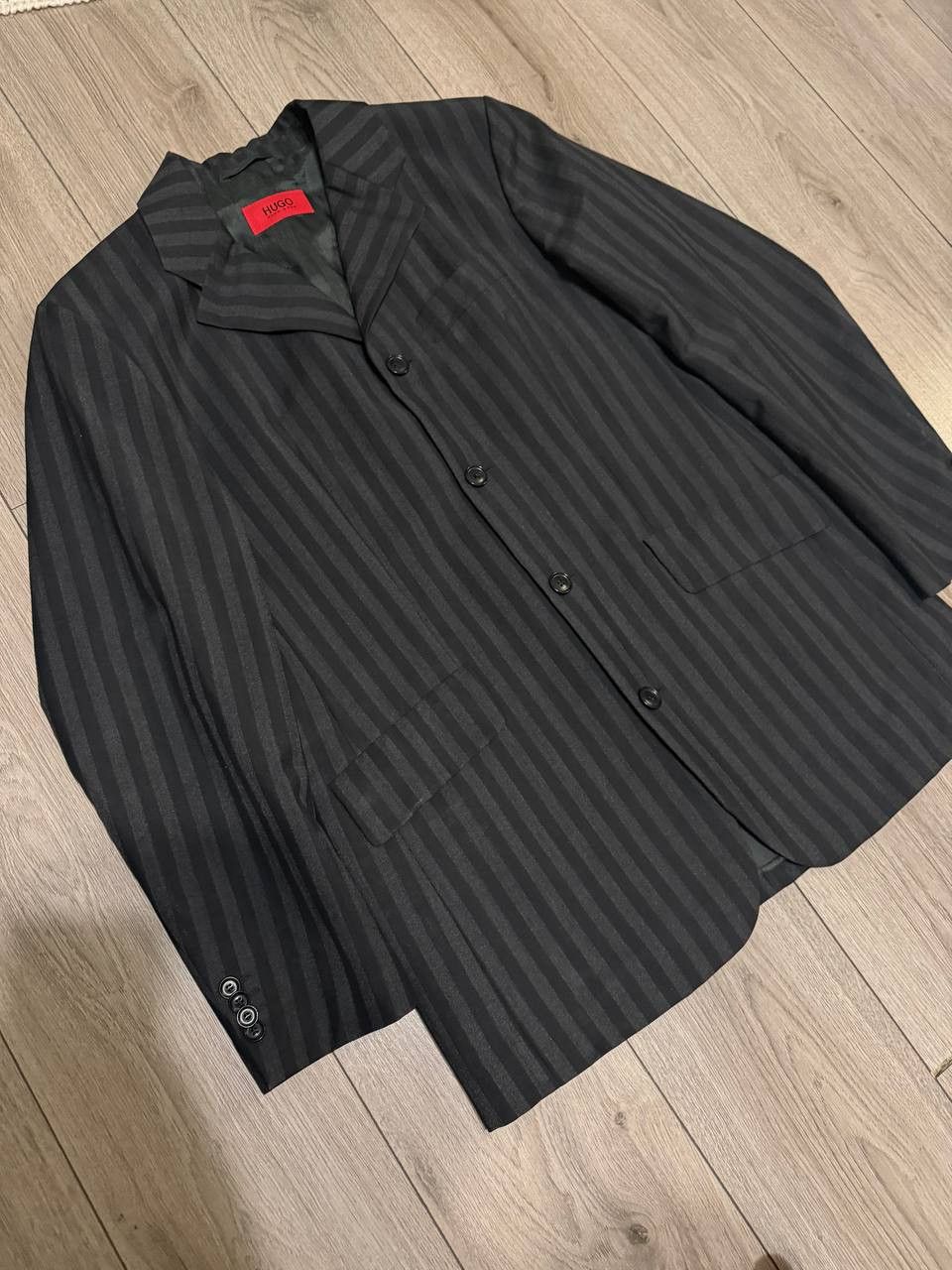 Hugo Boss Hugo Boss Blazer Jacket men Alberto Big Size 102 Four Button Size 44R - 3 Thumbnail