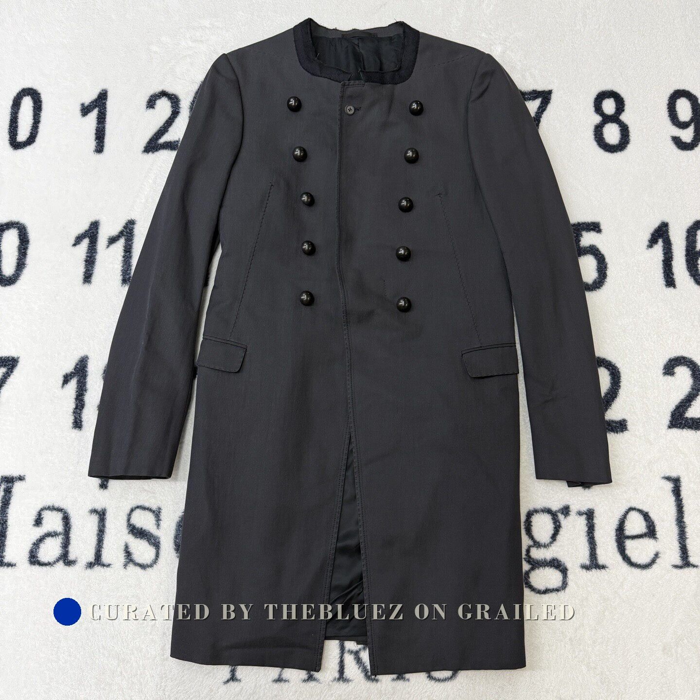 Lanvin LANVIN Gray-Blue Suit Jacket Size US S / EU 44-46 / 1 - 1 Thumbnail