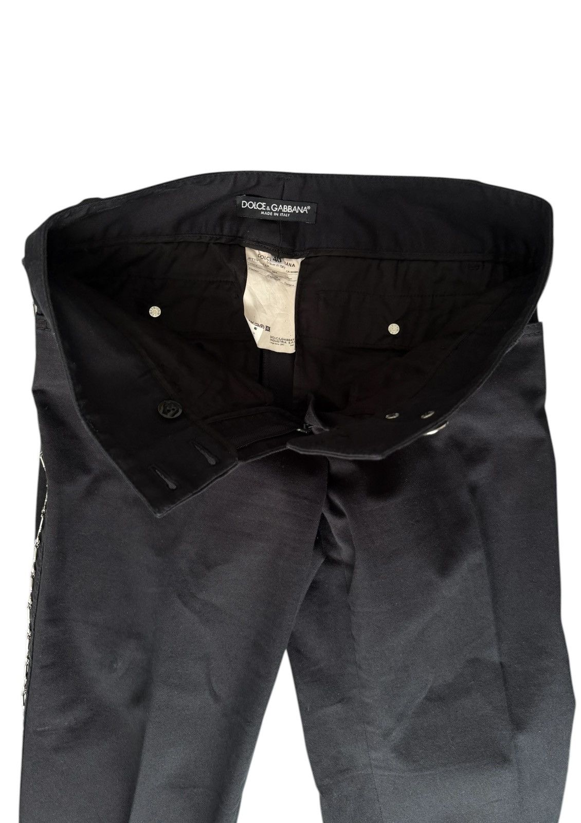 Dolce & Gabbana Dolce Gabbana DG Chain Pants Size 27" / US 4 / IT 40 - 5 Thumbnail