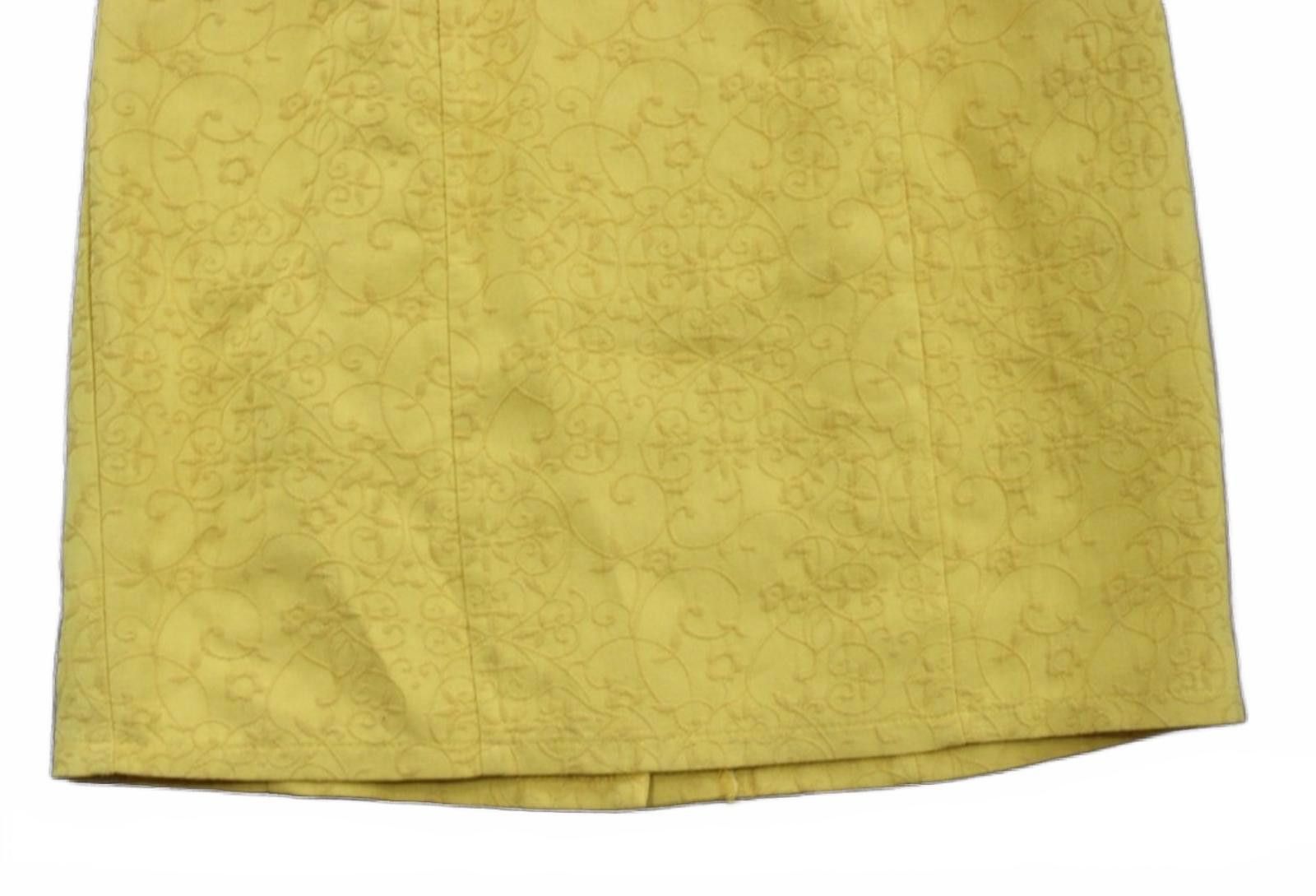Other Nanette Lapore Yellow Floral Patterned Cap Sleeve Dress sz 8 Size M / US 6-8 / IT 42-44 - 3 Thumbnail