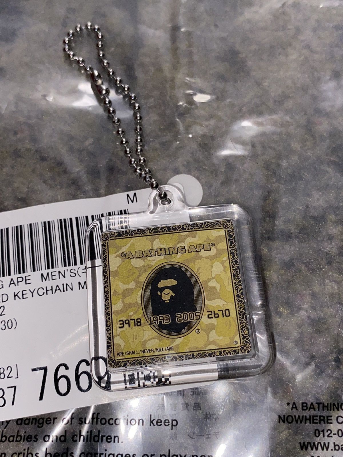 Bape BAPE Credit Card Keychain Size ONE SIZE - 1 Thumbnail