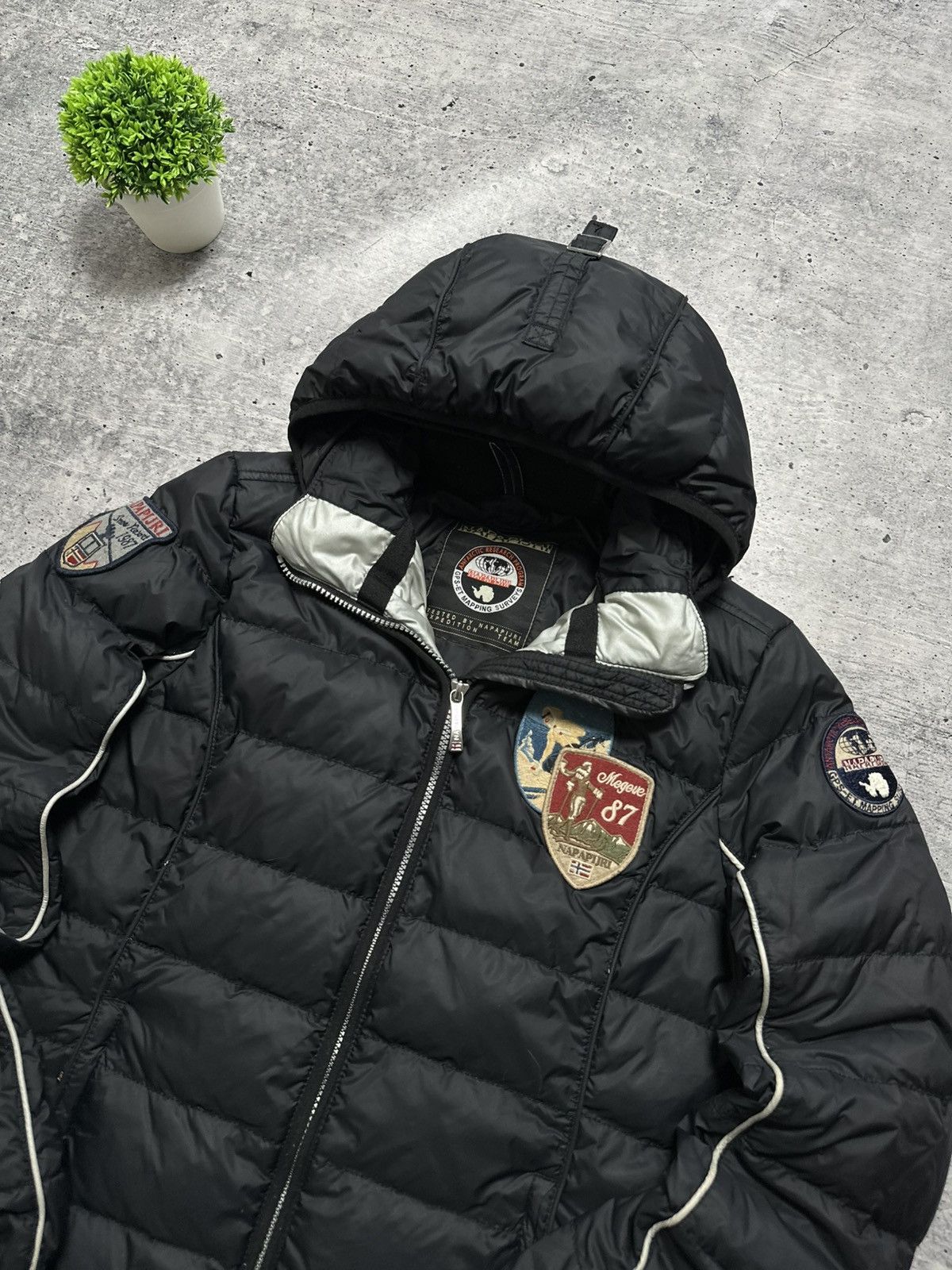 Napapijri Napapijri GPS Expedition Down Puffer Winter Y2K Jacket Size M / US 6-8 / IT 42-44 - 4 Thumbnail