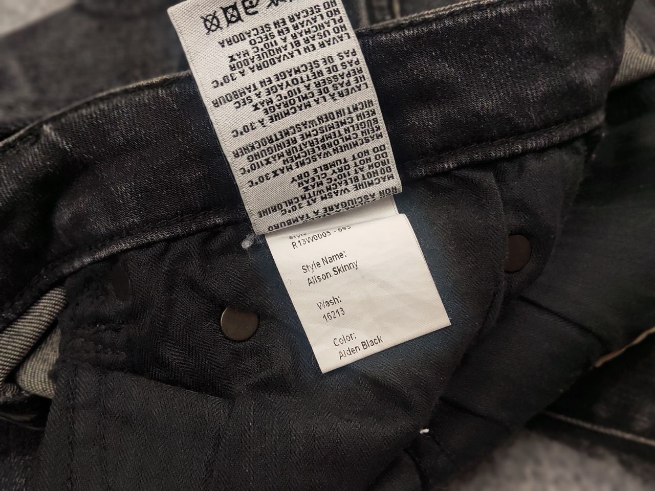 R13 R13 Design Alison Skinny Howell Light Faded Denim Jeans Size 27" / US 4 / IT 40 - 18 Thumbnail