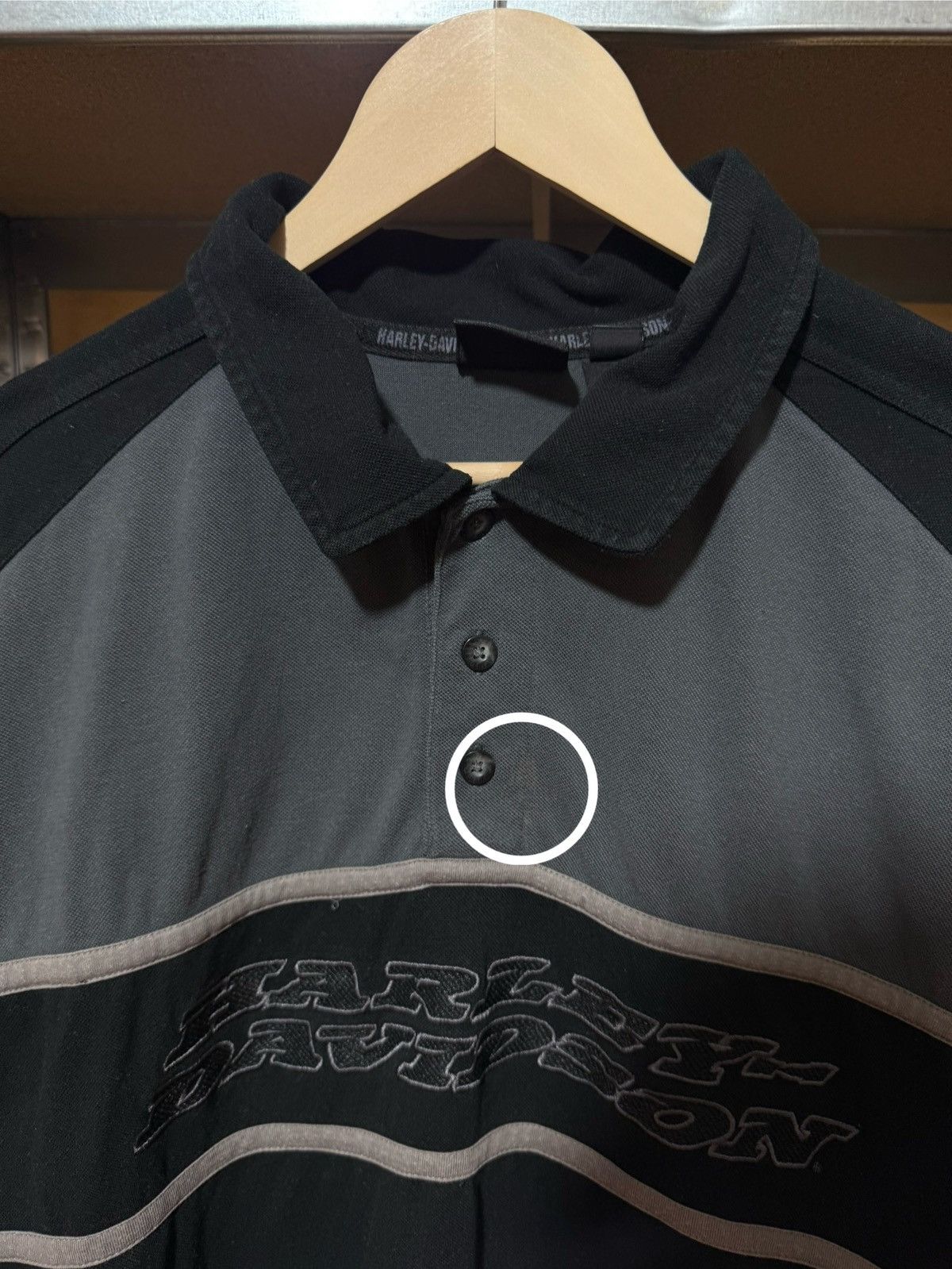 Harley Davidson × Vintage Vintage 2000’s Harley Davidson Embroidered Logo Polo T-Shirt Size US XL / EU 56 / 4 - 8 Thumbnail