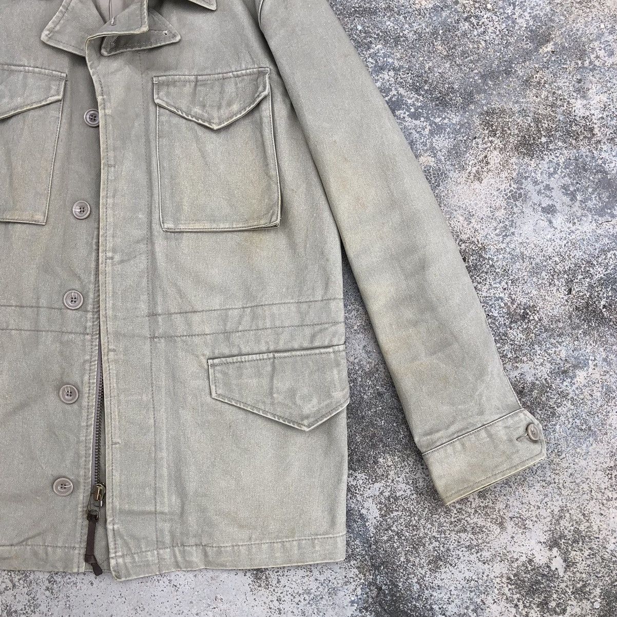 Eddie Bauer Vintage Eddie Bauer Sun Faded M65 Elbow Leather Patch Jacket Size US XS / EU 42 / 0 - 5 Thumbnail