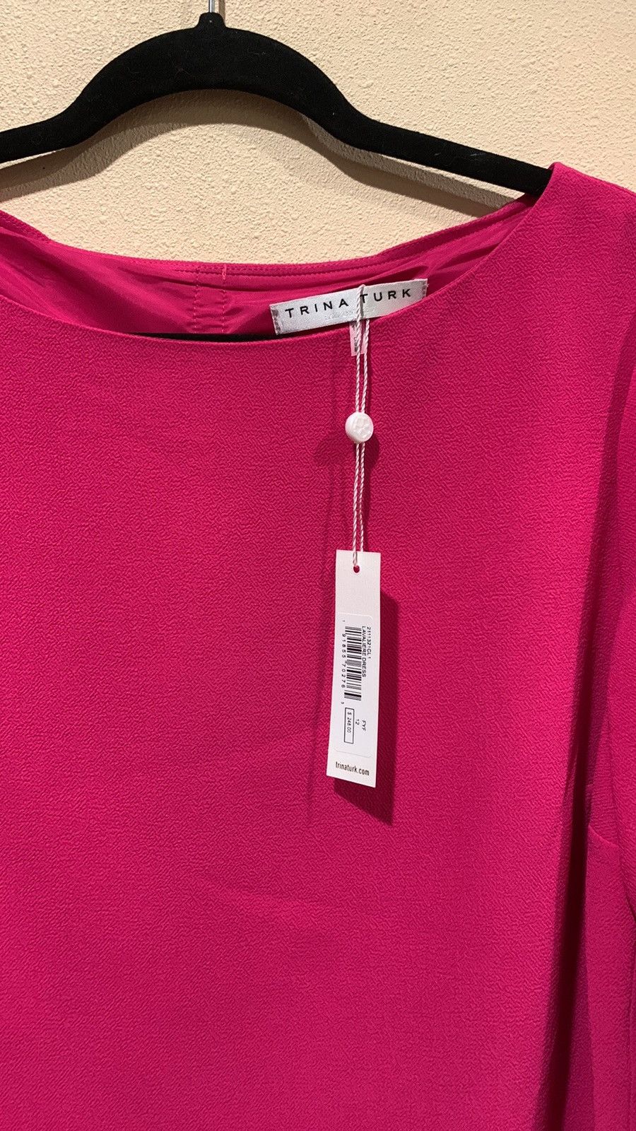 Trina Turk TRINA TURK NWT LAVALIERE DRESS HOT PINK SIZE 12 Pink Dress Size XL / US 12-14 / IT 48-50 - 5 Thumbnail