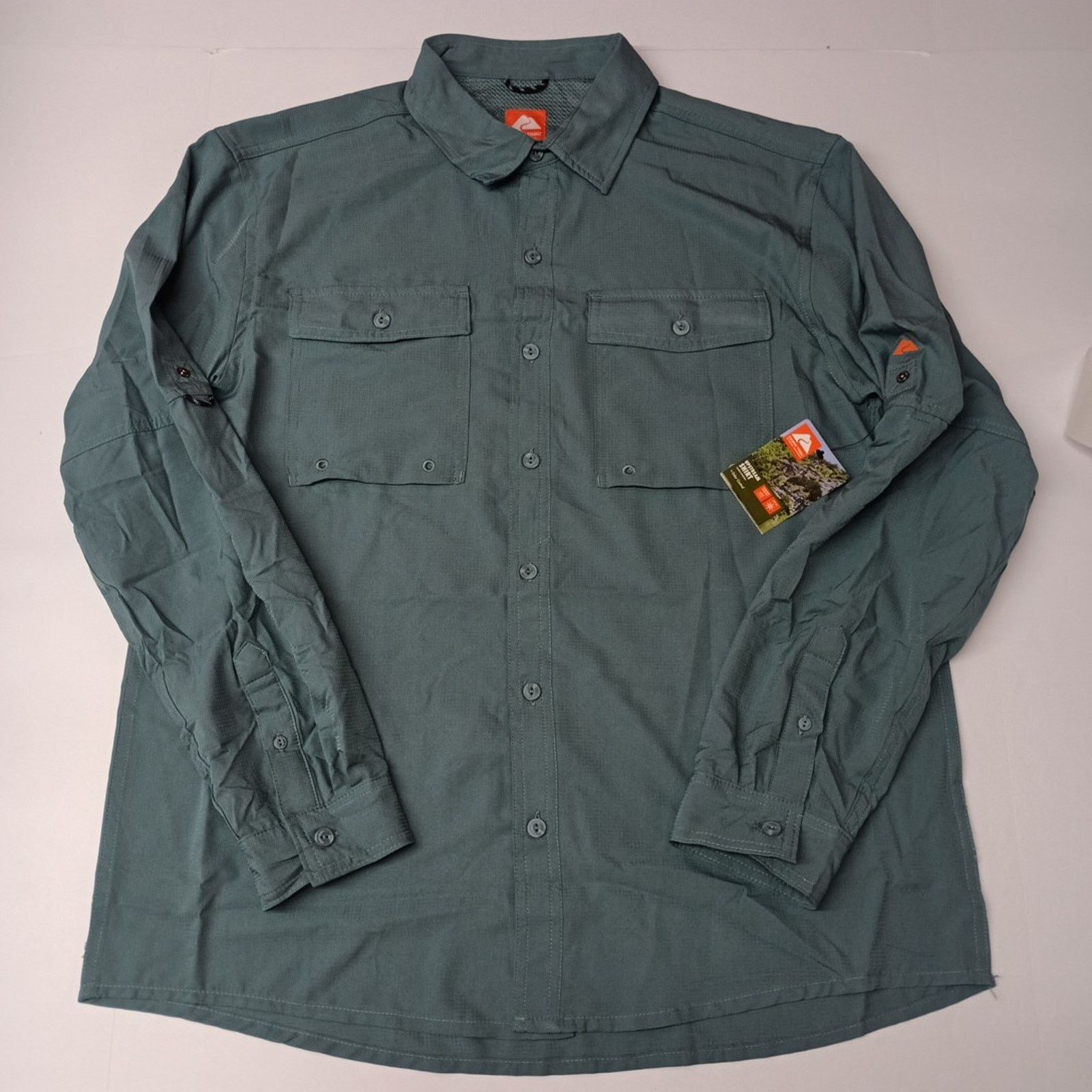 Other Ozark Trail Shirt Men's L Heritage Blue Roll Tab Sleeves Size US L / EU 52-54 / 3 - 1 Thumbnail