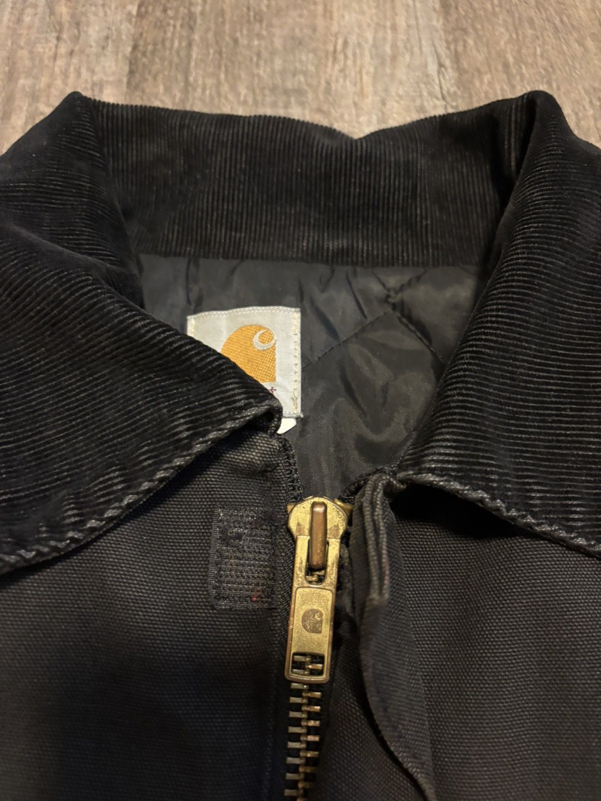 Carhartt Distressed Carhartt Detroit Jacket Corduroy Collar Faded Size US L / EU 52-54 / 3 - 4 Thumbnail