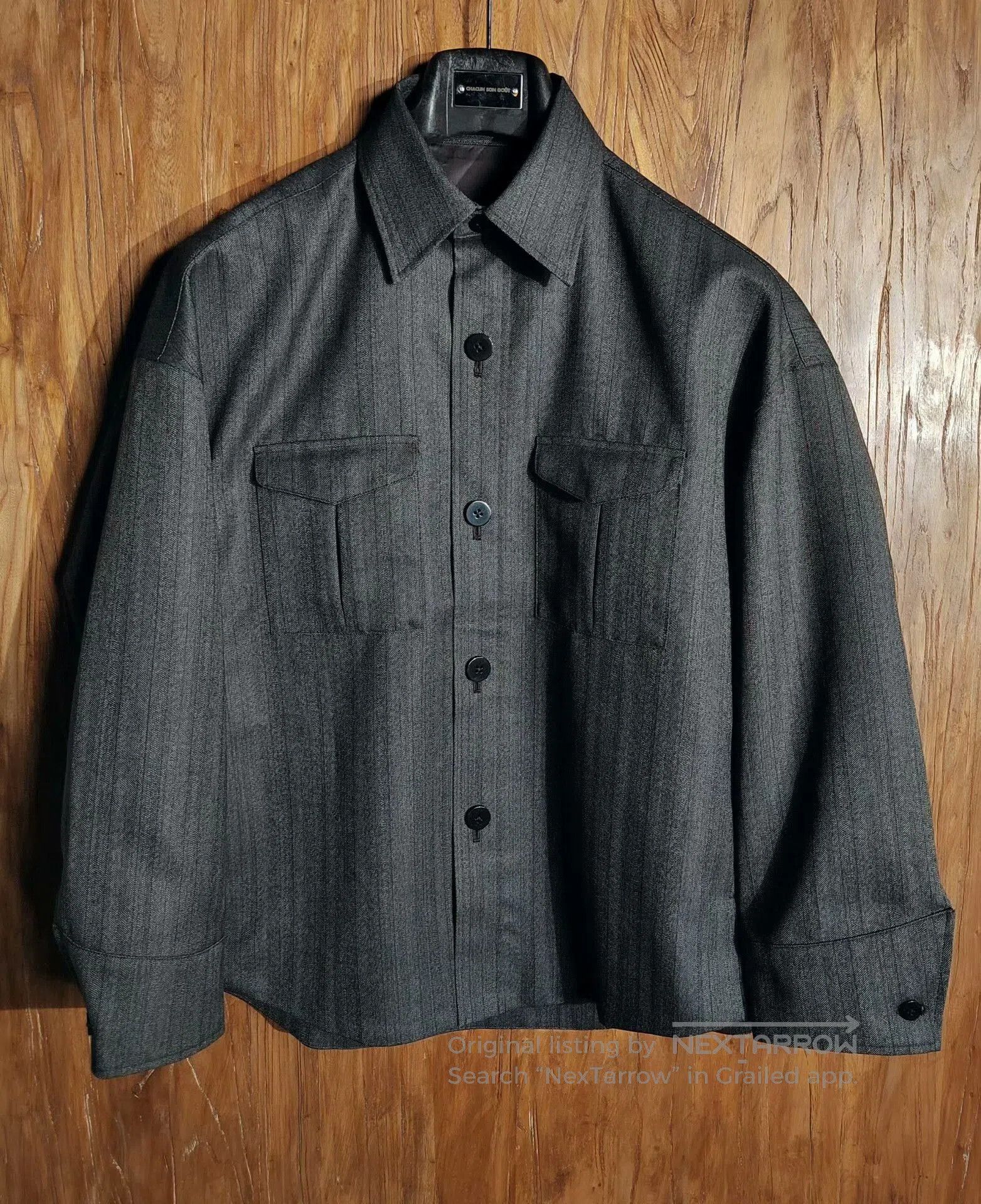 Japanese Brand Men's Designer Houndstooth Jacket. Size US L / EU 52-54 / 3 - 1 Thumbnail