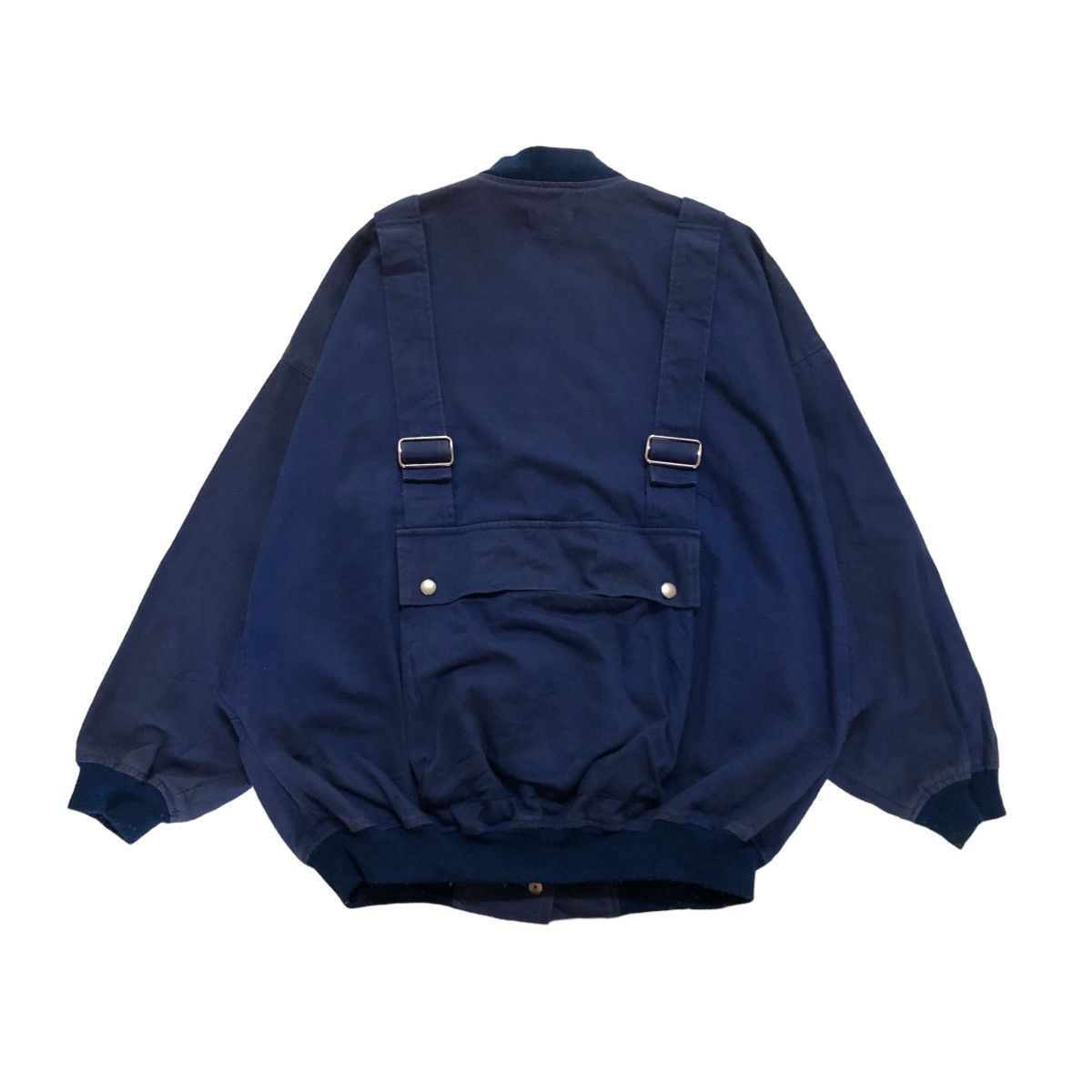 Japanese Brand 🔥VINTAGE PARACHUTE BONDAGE BIKER BOMBER JACKET SUNNY HOUSE Size US M / EU 48-50 / 2 - 2 Thumbnail