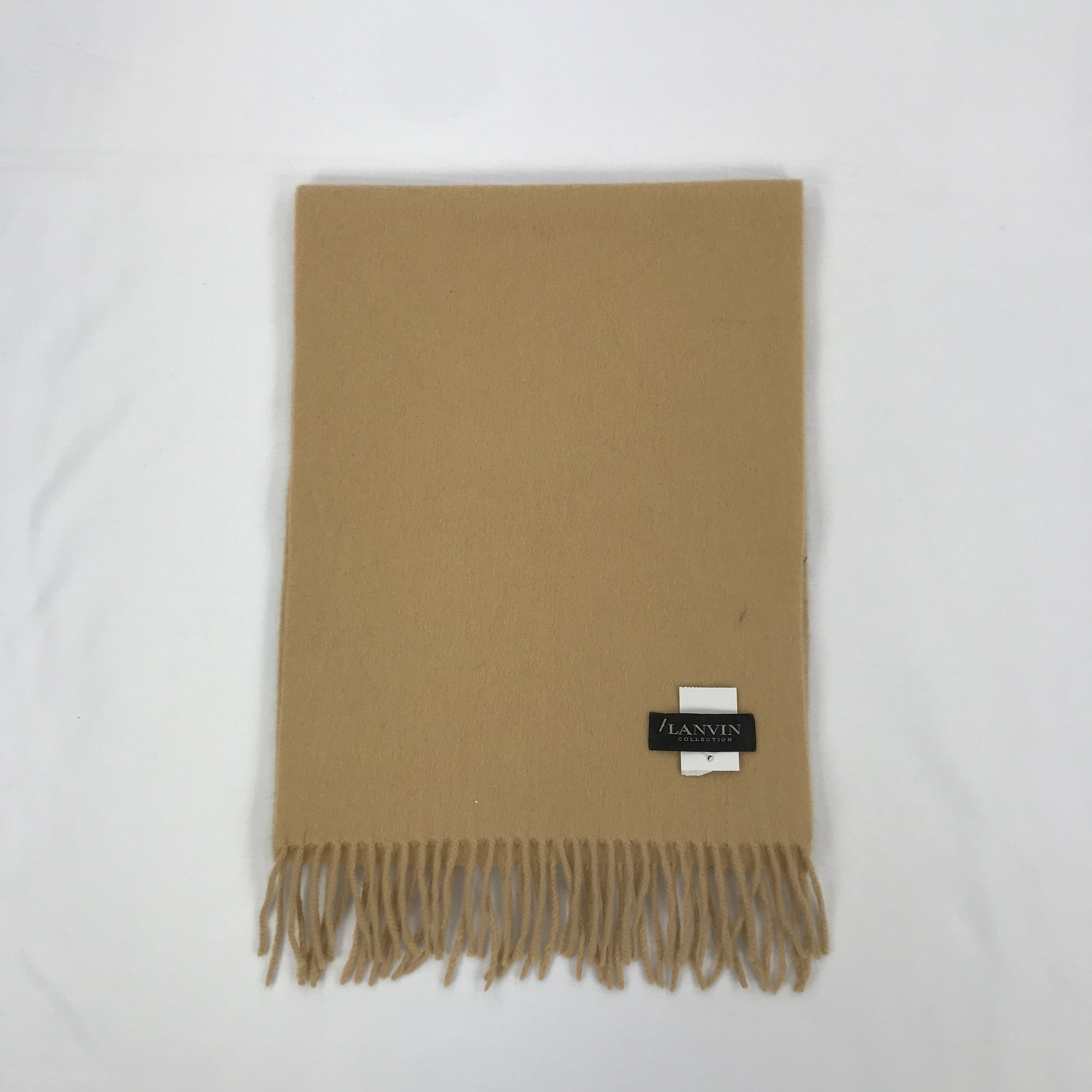 Lanvin Vintage LANVIN Scarf Muffler Cashmere Scarves Size ONE SIZE - 2 Thumbnail