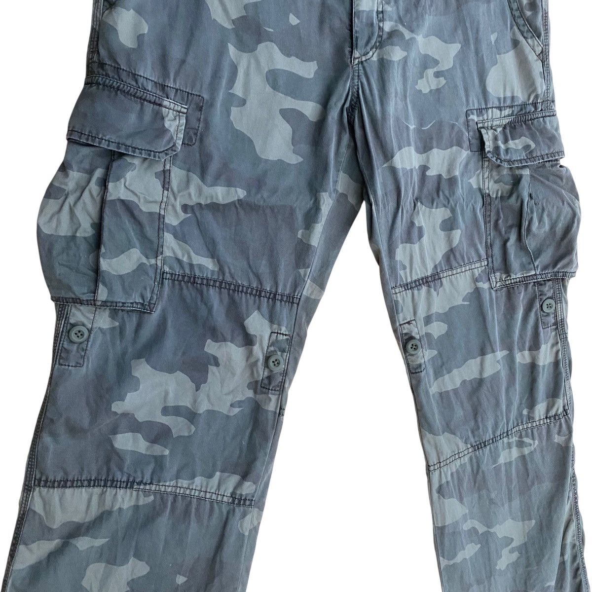 Japanese Brand Camouflage Tactical Military Multipocket Cargo Pants Size US 36 / EU 52 - 4 Thumbnail