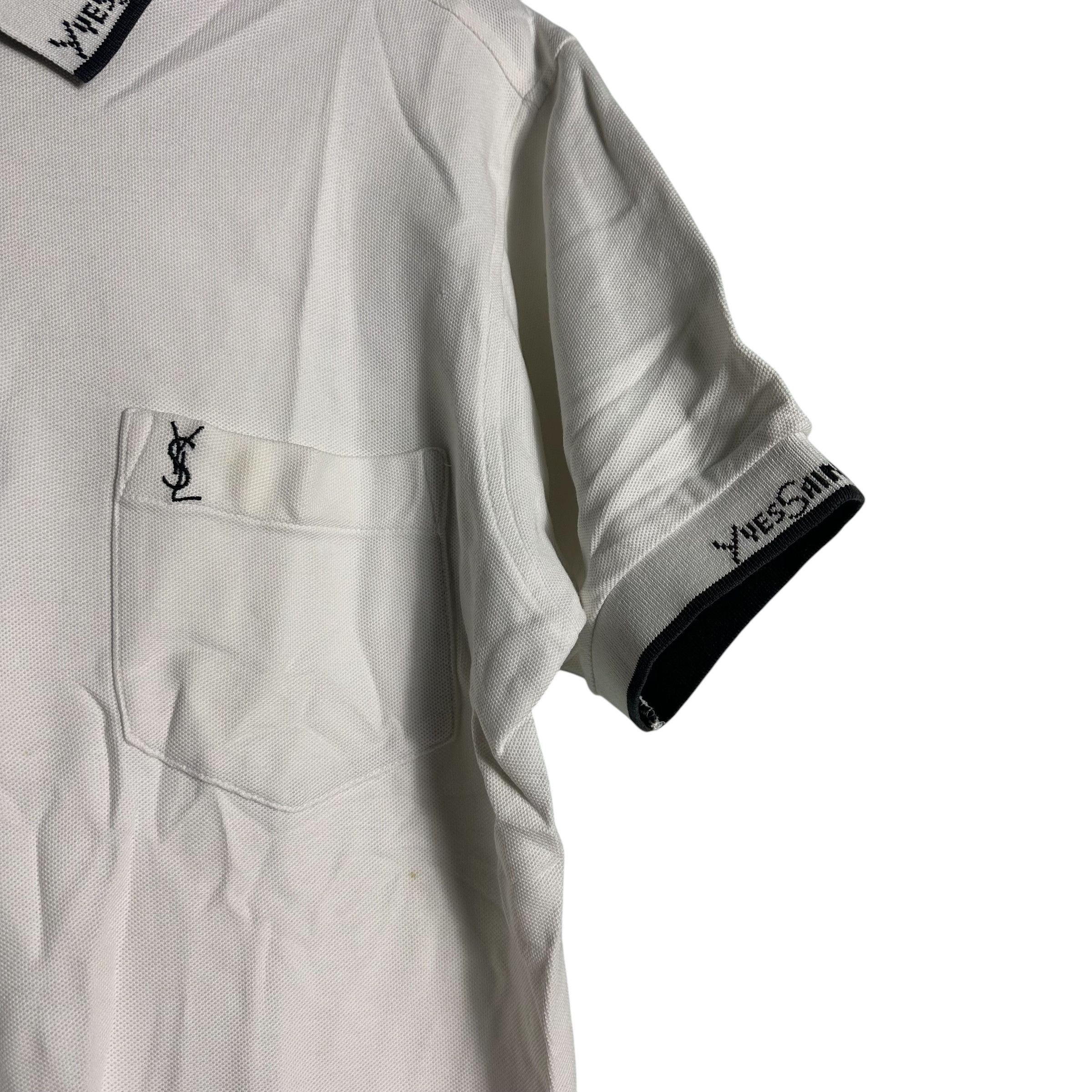 Yves Saint Laurent 🔥RARE🔥Vintage 90s Yves Saint Laurent YSL Polo Shirt Size US M / EU 48-50 / 2 - 5 Thumbnail
