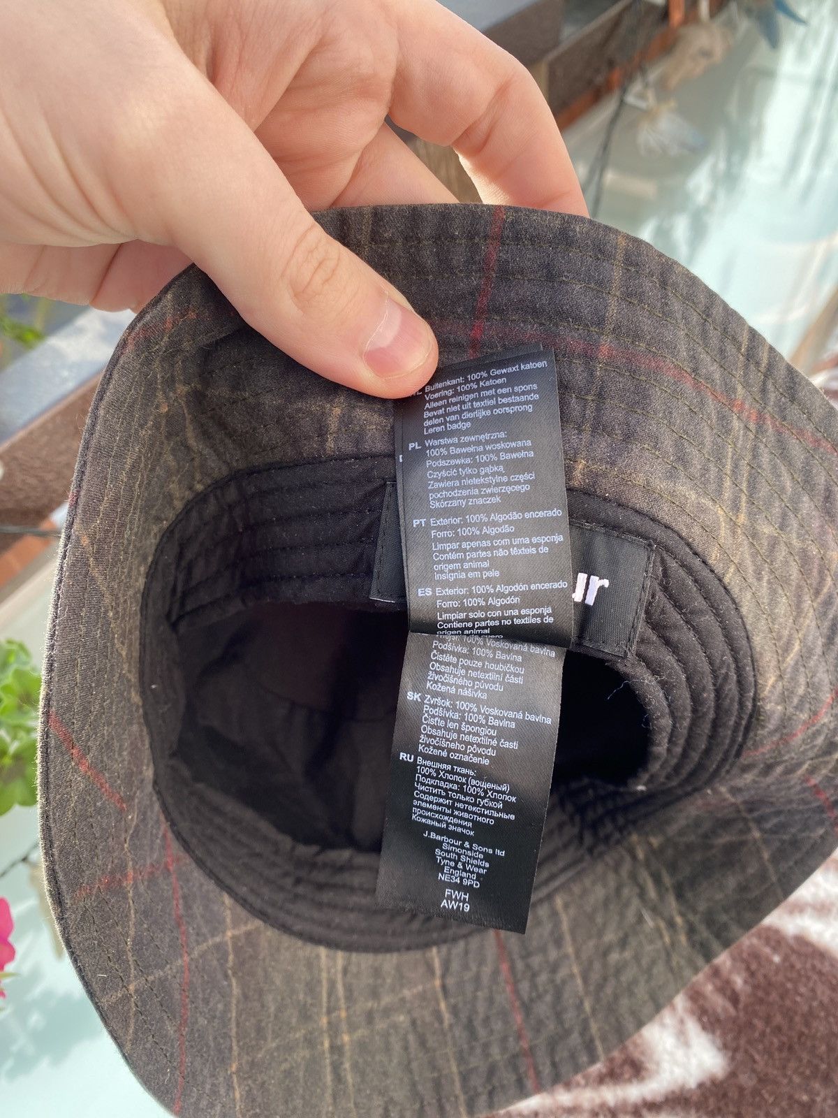 Barbour Barbour khaki bucket hat Size 30 - 3 Thumbnail