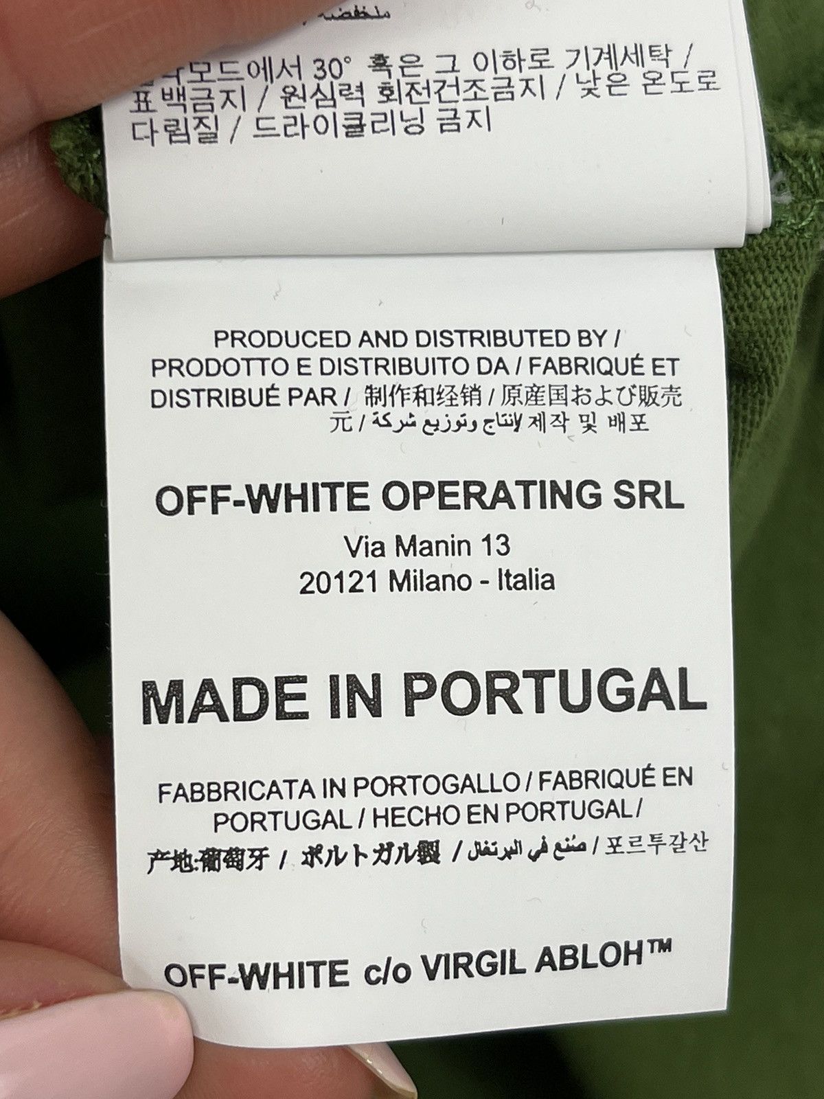 Off-White HARRODS GREEN EXCLUSIVE TO HARRODS LONODN LOGO PRINT T-SHIRT Size US M / EU 48-50 / 2 - 6 Thumbnail