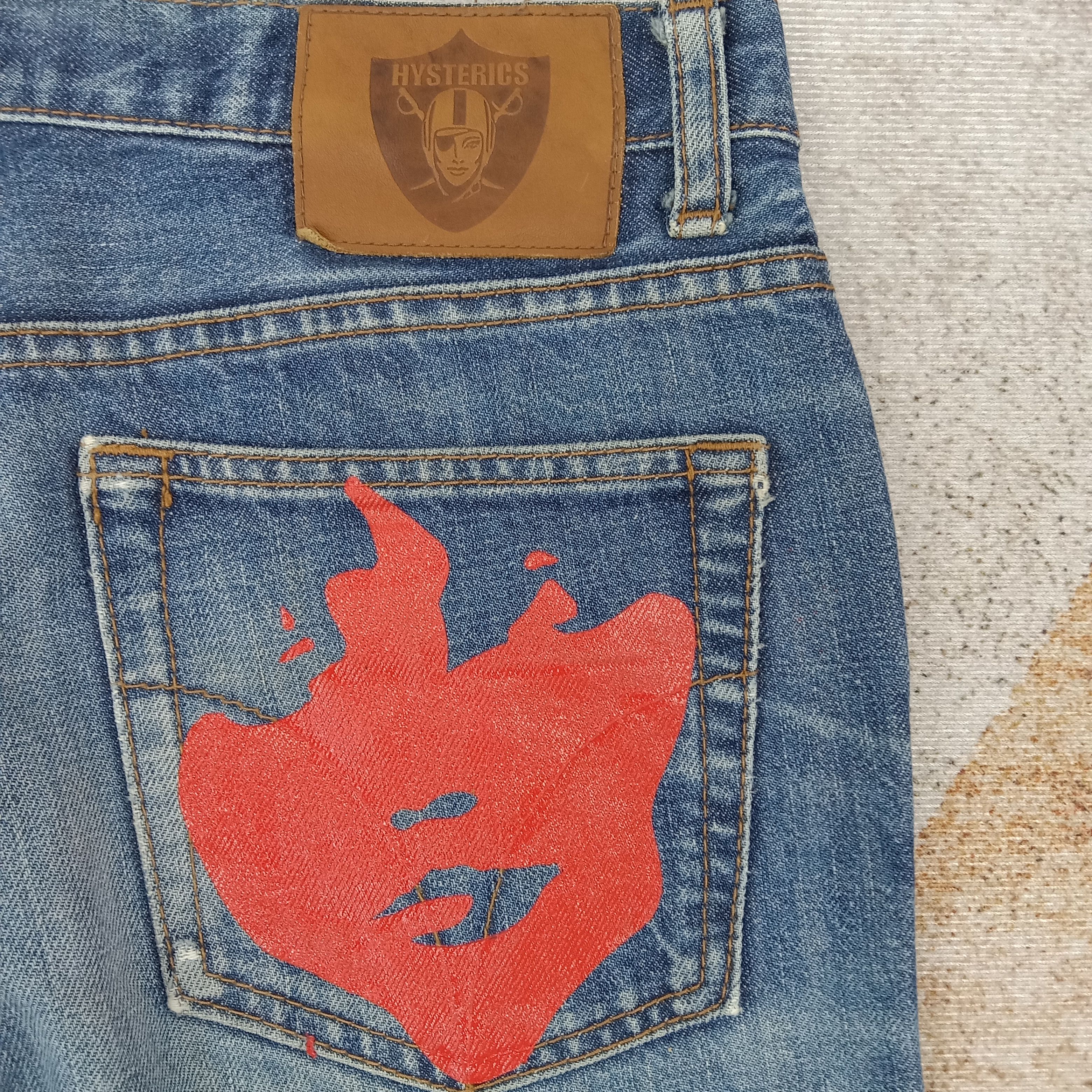 Hysteric Glamour Hysteric Glamour Bootcut Denim Jeans C265N8 Size US 29 - 3 Thumbnail
