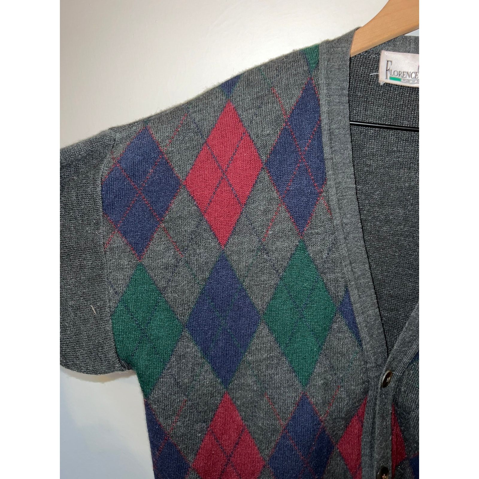 Florence Tricot Vintage Florence Tricot Sweater Italy Cardigan VTG 90s Large Size US L / EU 52-54 / 3 - 2 Thumbnail