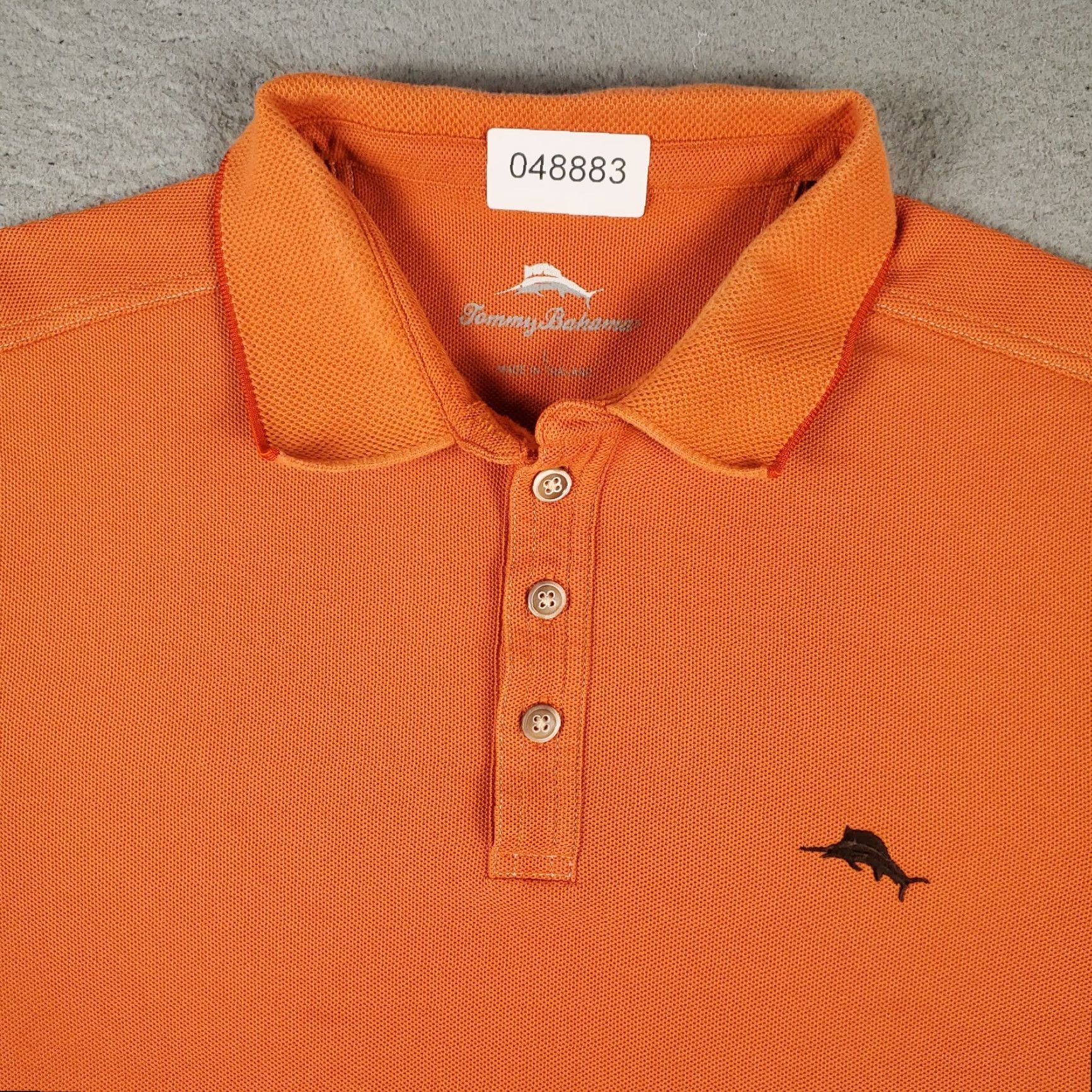Tommy Bahama Tommy Bahama Polo Shirt Mens Large Red Short Sleeve Cotton Blend Logo Button Front Casual Size US L / EU 52-54 / 3 - 2 Thumbnail