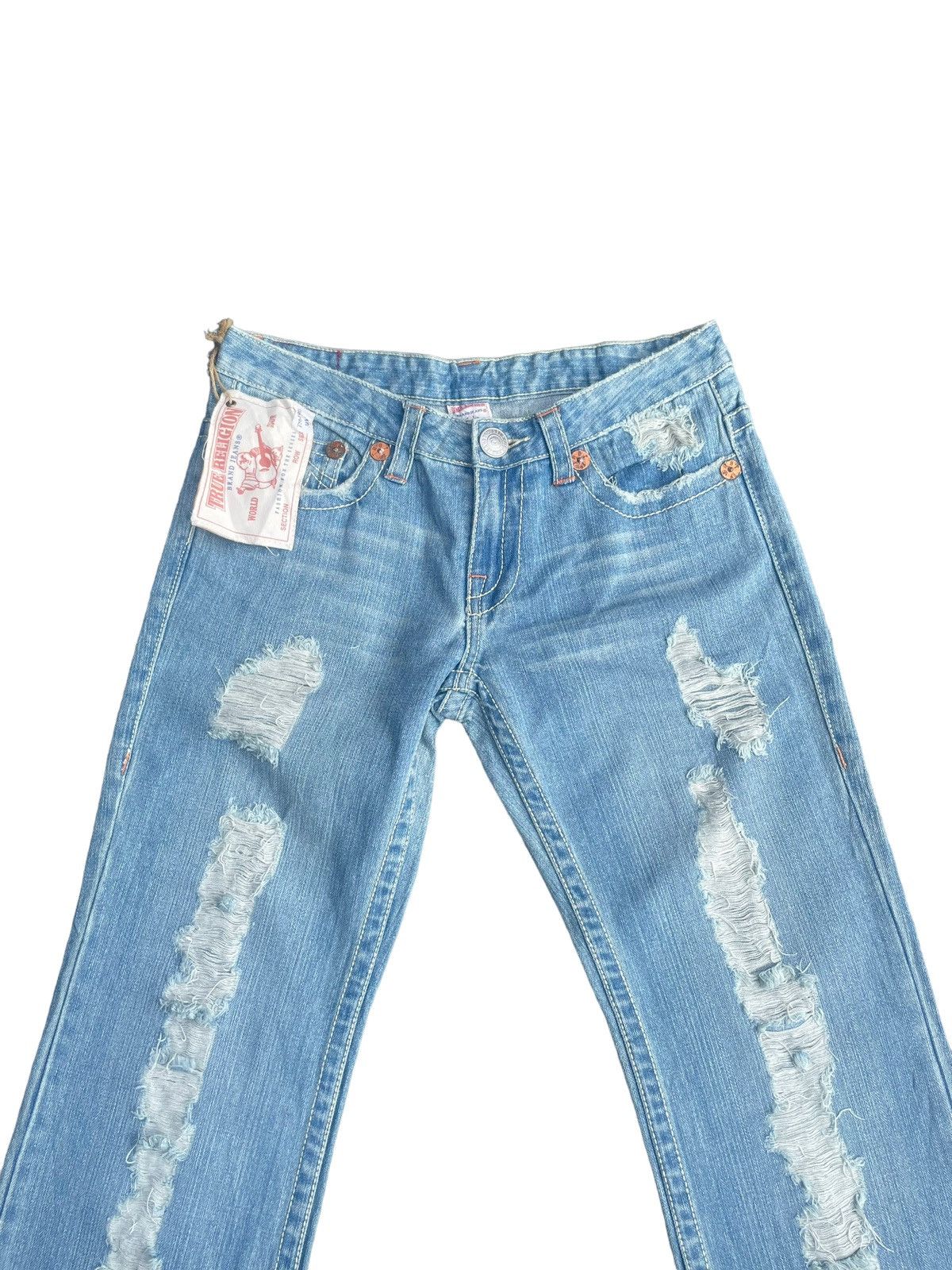 Designer × True Religion True Religion Joey Big T Distresed Denim Size 32" / US 10 / IT 46 - 3 Thumbnail