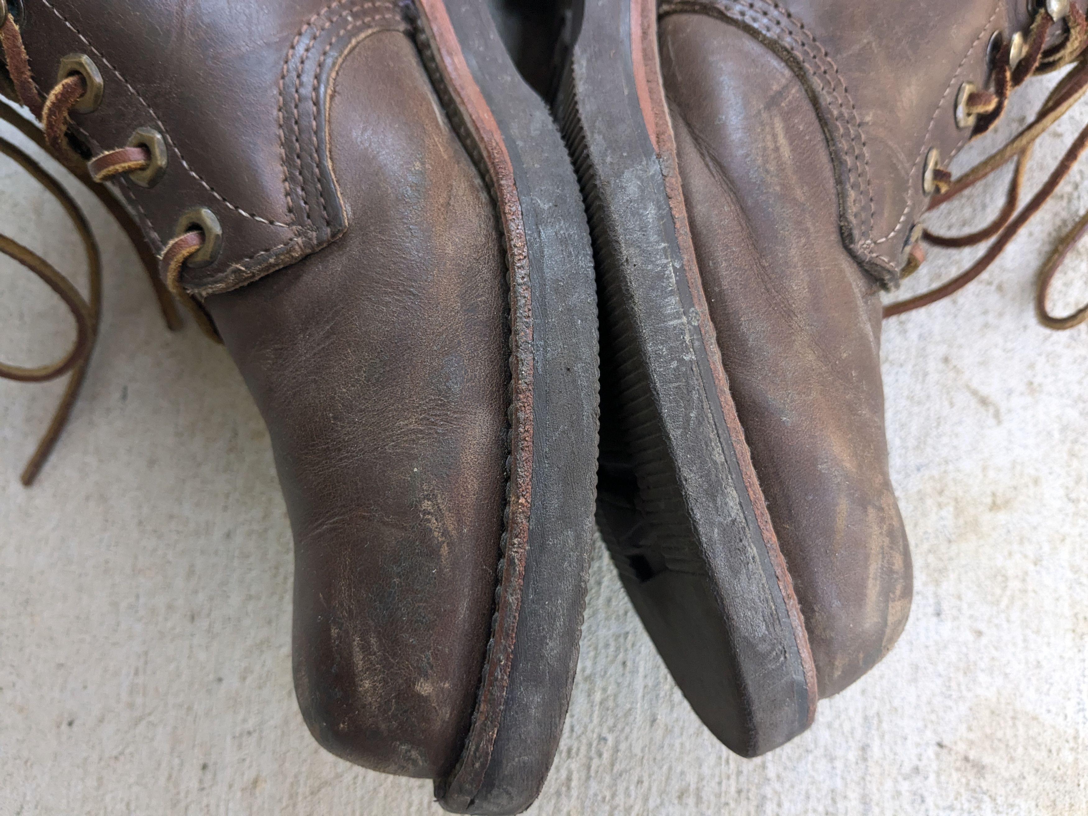 Chippewa × Vintage Chippewa Boots Brown 9.5 Leather Rubber Combat Work Vibram Size US 9.5 / EU 42-43 - 9 Thumbnail