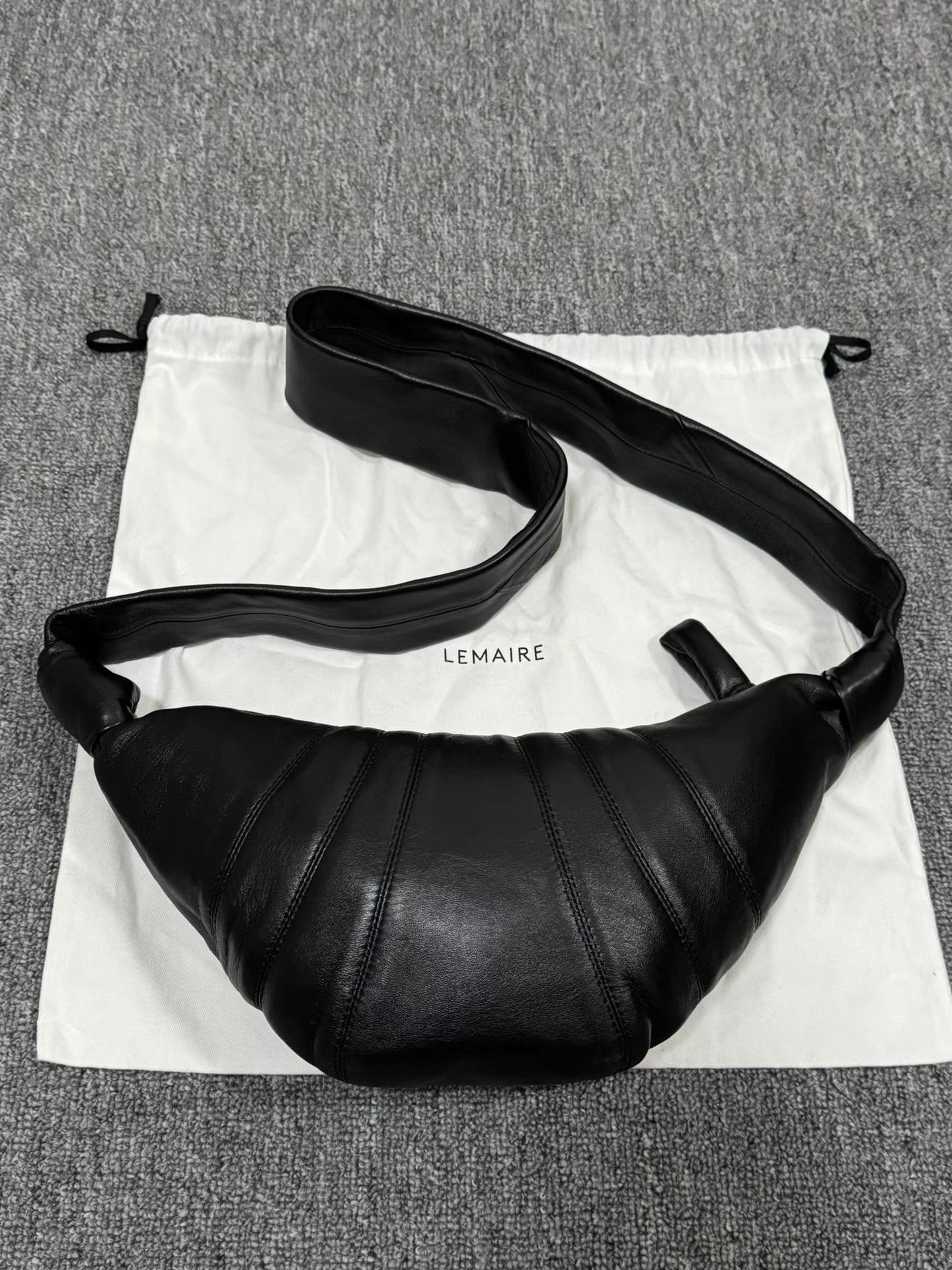 Lemaire Lemaire black Croissant bag Size ONE SIZE - 1 Thumbnail