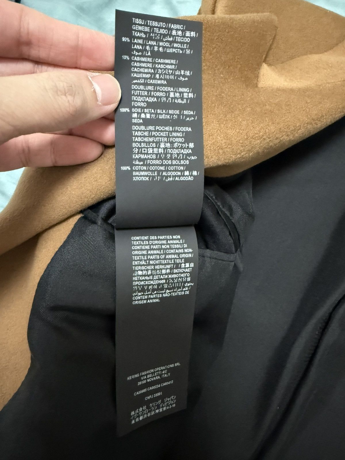 Saint Laurent Paris Saint Laurent camel brown wool double breasted jacket 46 Size 46R - 6 Thumbnail
