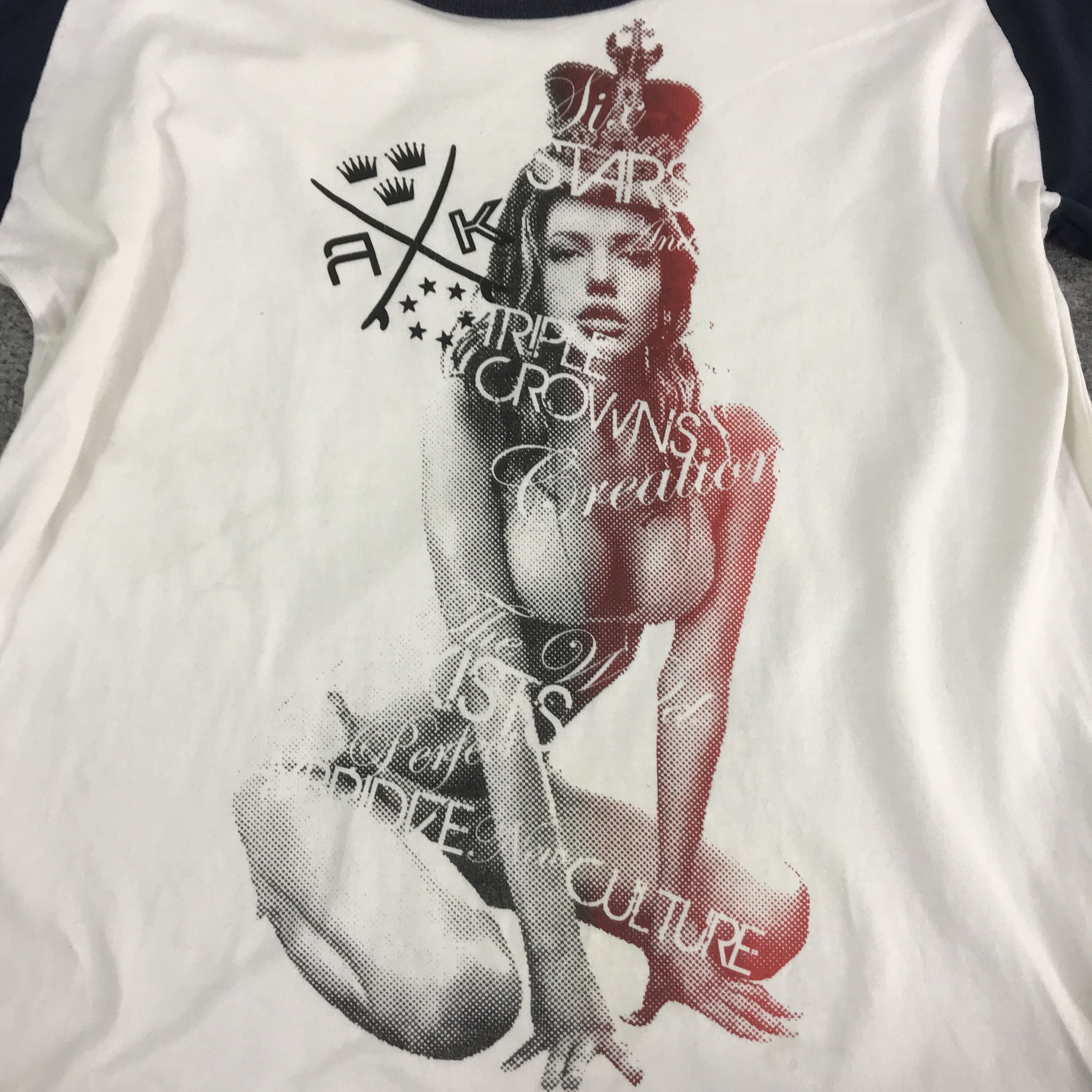 Japanese Brand a.k long woman sexy design sleeve t-shirt K117B6 Size US L / EU 52-54 / 3 - 11 Thumbnail