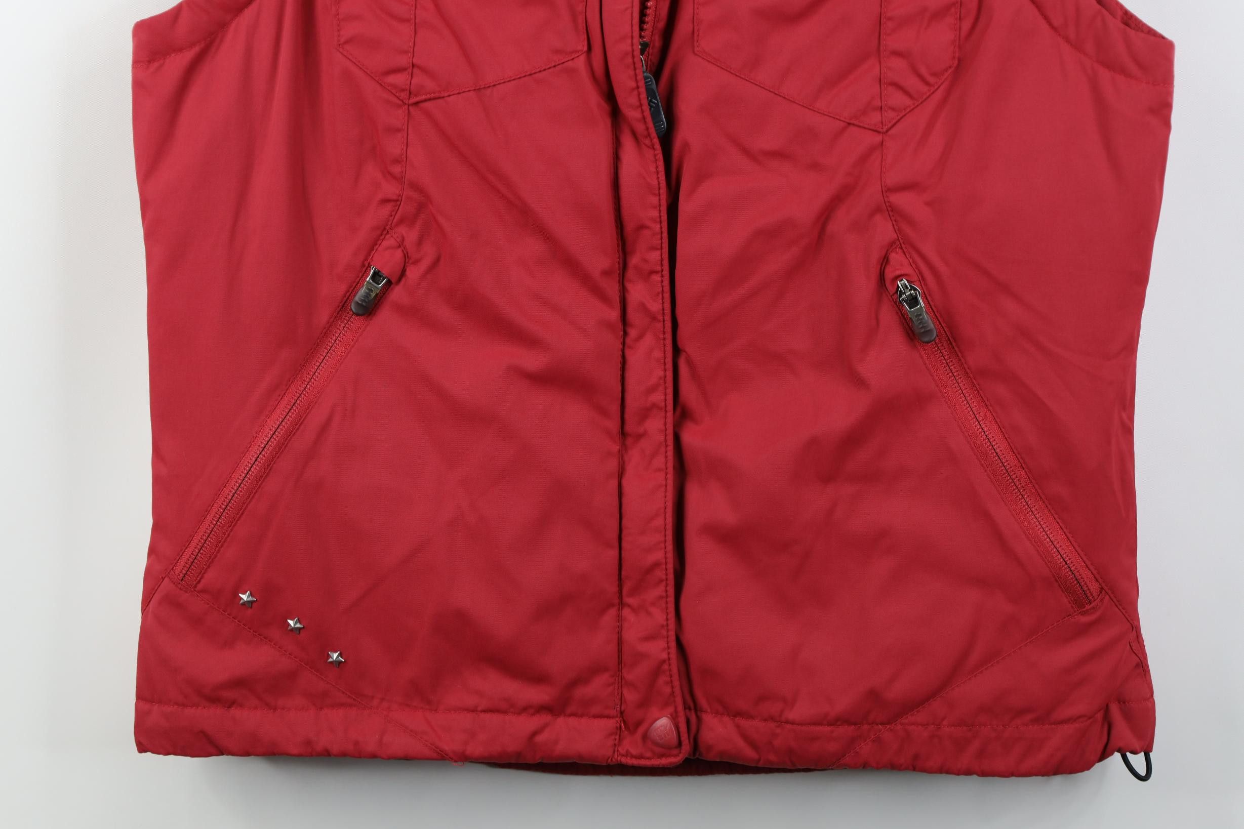 Columbia Vintage Y2K Columbia Star Duck Down Puffer Vest Jacket Red Size S / US 4 / IT 40 - 3 Thumbnail