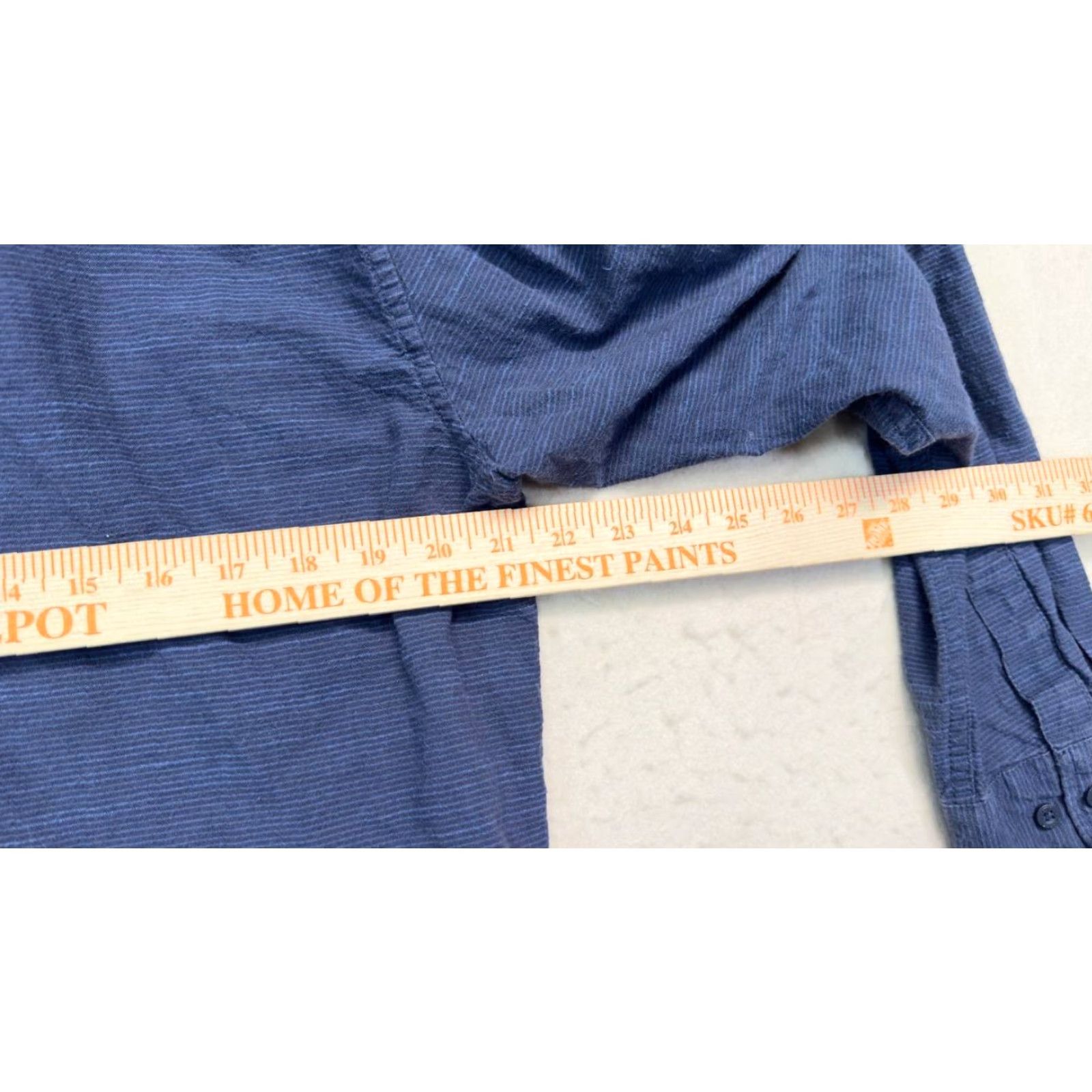 Vans VANS Button-Up Shirt Blue Long Sleeve Men L Slim Casual Shirt Size US L / EU 52-54 / 3 - 3 Thumbnail