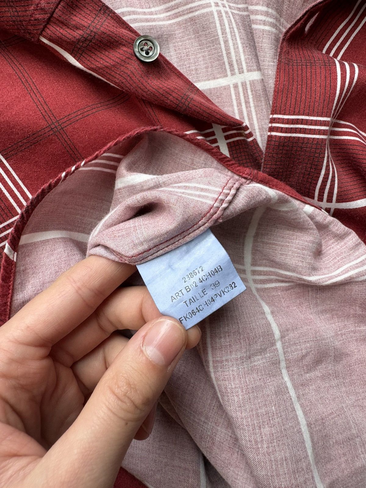 Kenzo Kenzo red plaid shirt vintage Defilé Size US XS / EU 42 / 0 - 4 Thumbnail
