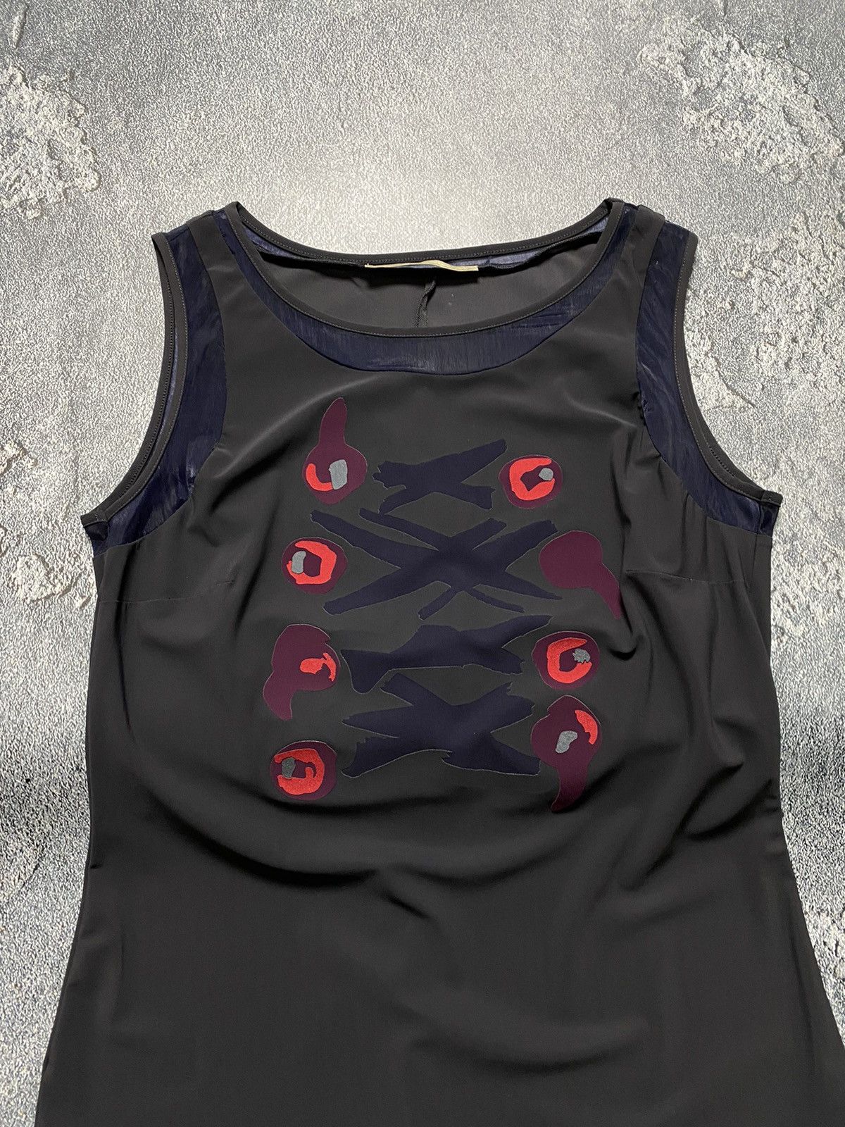 Marithe + Francois Girbaud Marithe+Francois Girbaud Stretch Logo Sleeveless Dress Size S / US 4 / IT 40 - 4 Thumbnail