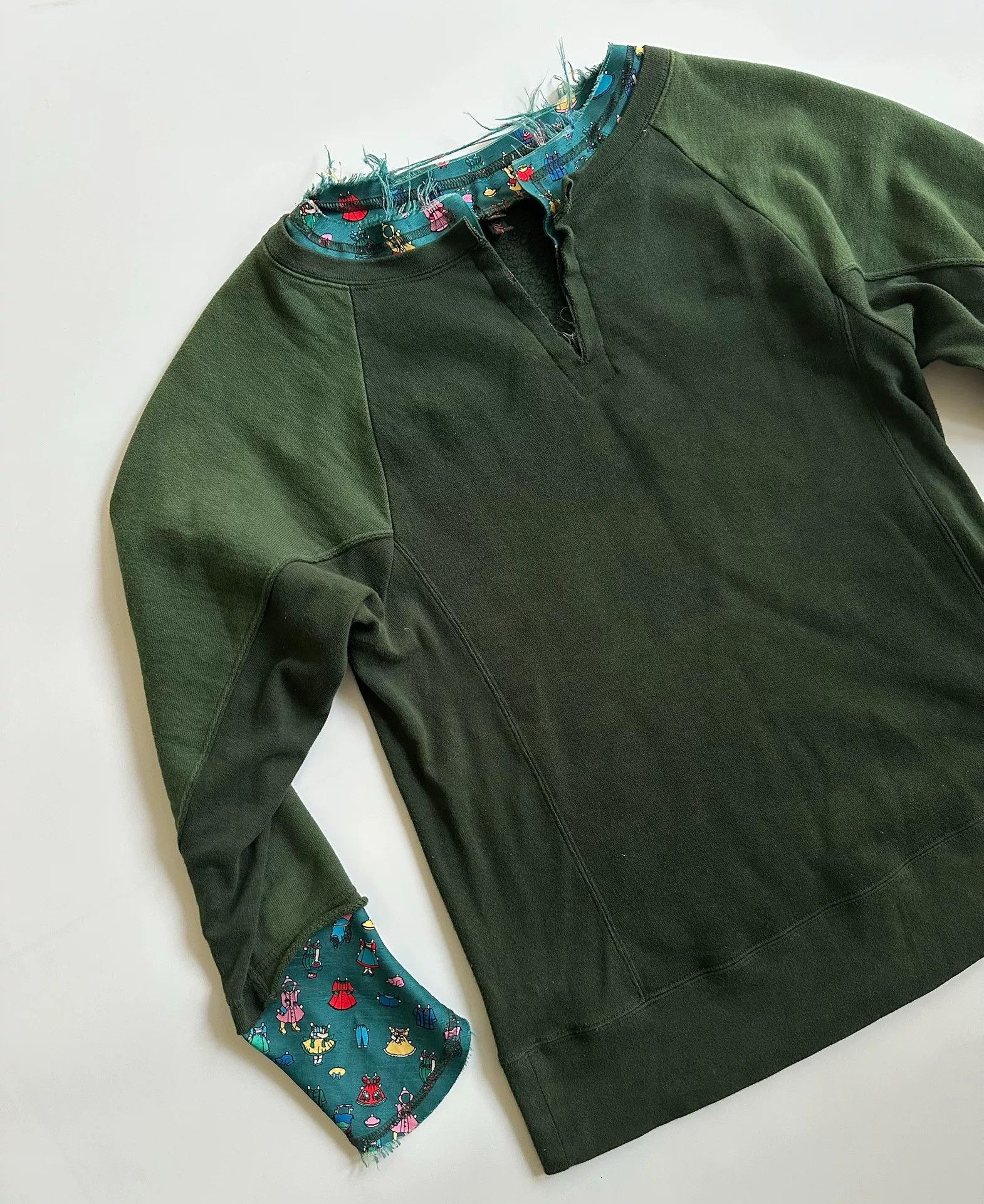 Undercover UNDERCOVER Distressed Sweatshirt with Illustrations Size US M / EU 48-50 / 2 - 1 Thumbnail
