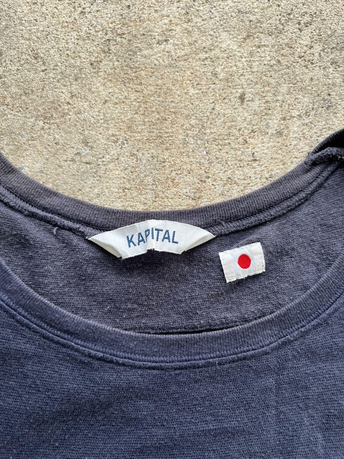 Kapital Rare Kapital Kiro Hirata NAVY Cropped tanks top Size US M / EU 48-50 / 2 - 3 Thumbnail