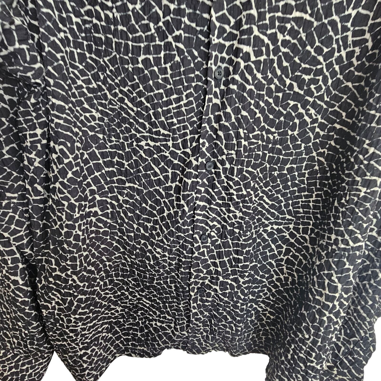 Zara Zara Shirt Black White Long Sleeve Button Front Shirt Men XL Size US XL / EU 56 / 4 - 3 Thumbnail