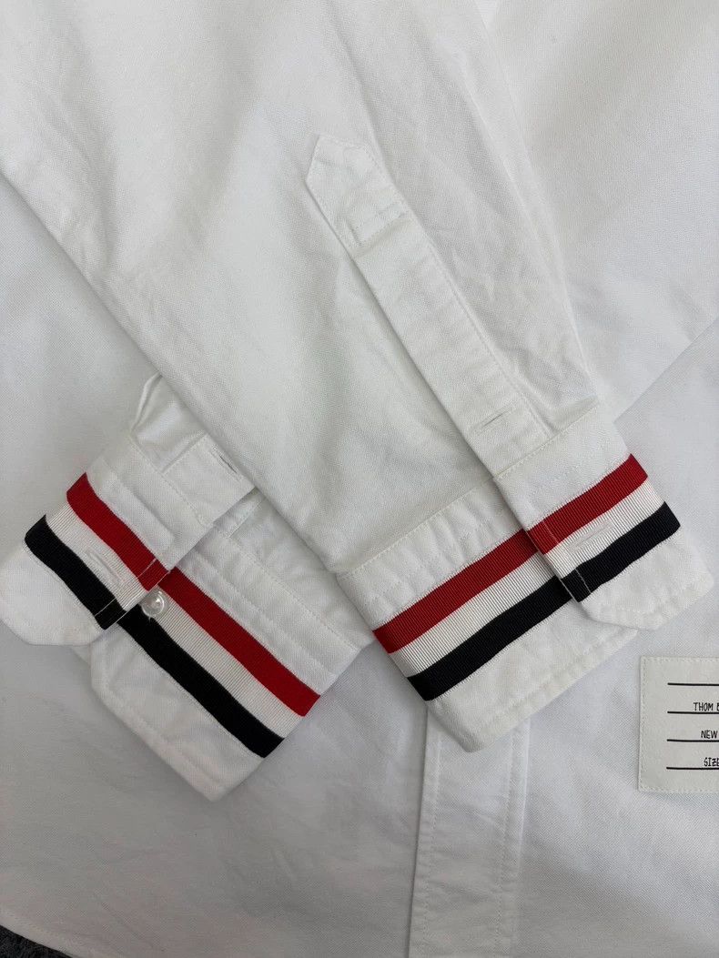 Thom Browne Thom Browne White shirt, Oxford cloth Size US XL / EU 56 / 4 - 3 Thumbnail