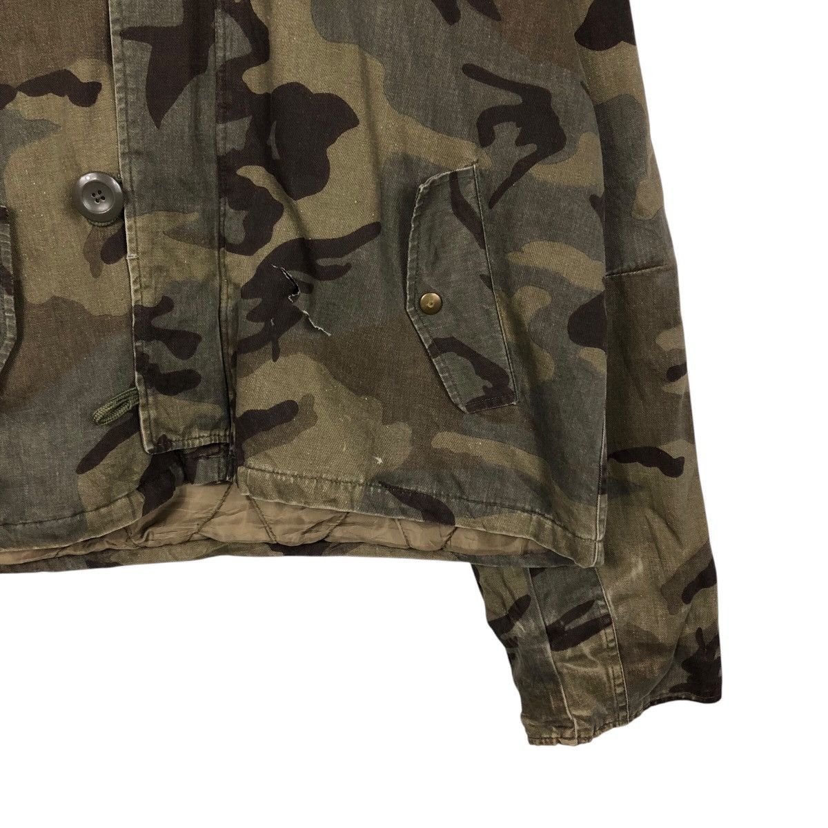 Japanese Brand 📌Vintage Bomber Jacket Camouflage Fur Hoodie Jinnee Size US L / EU 52-54 / 3 - 5 Thumbnail