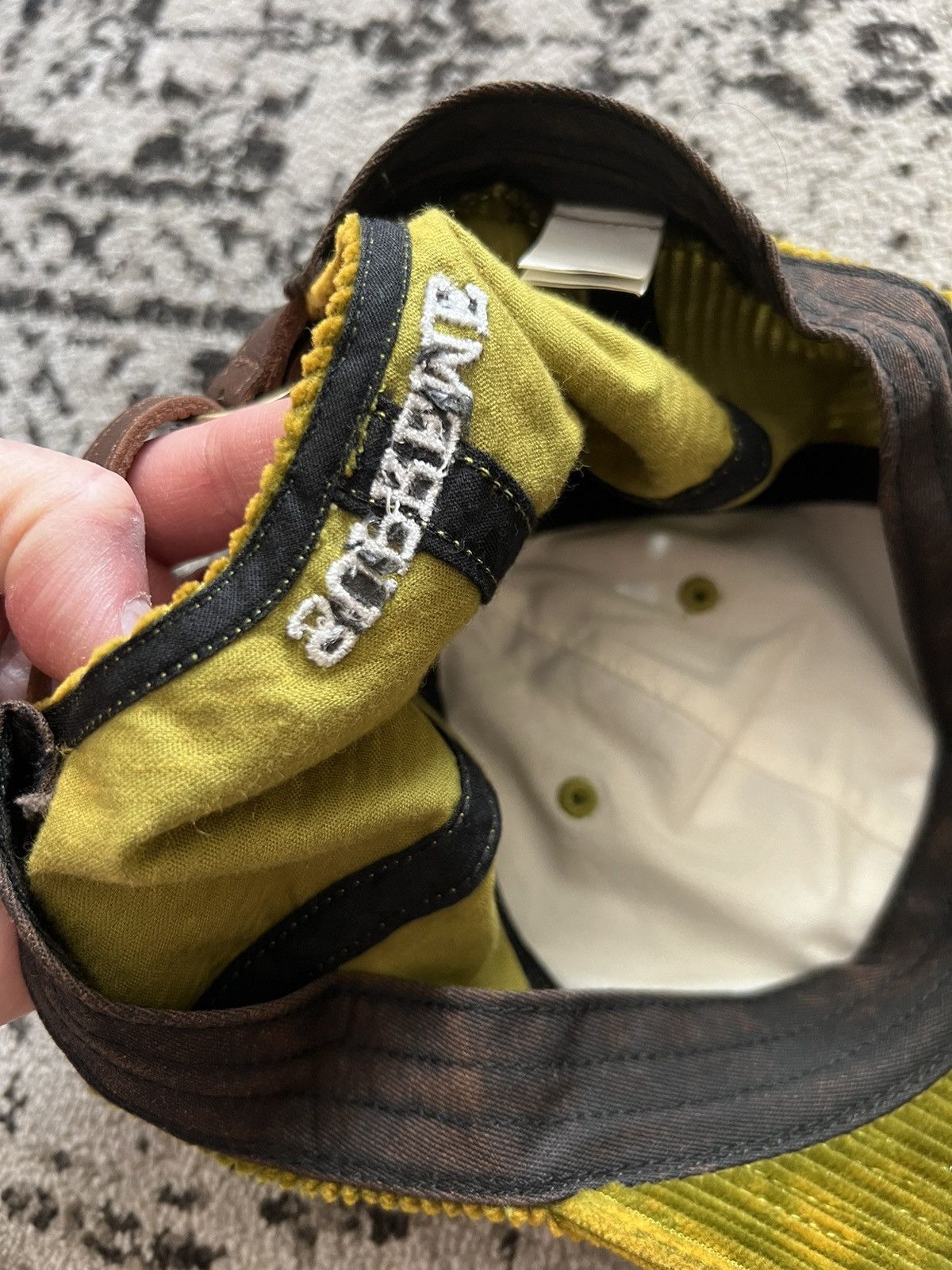 Supreme SUPREME CORDUROY S LOGO 6-PANEL (BLEACHED OLIVE) Size ONE SIZE - 12 Thumbnail