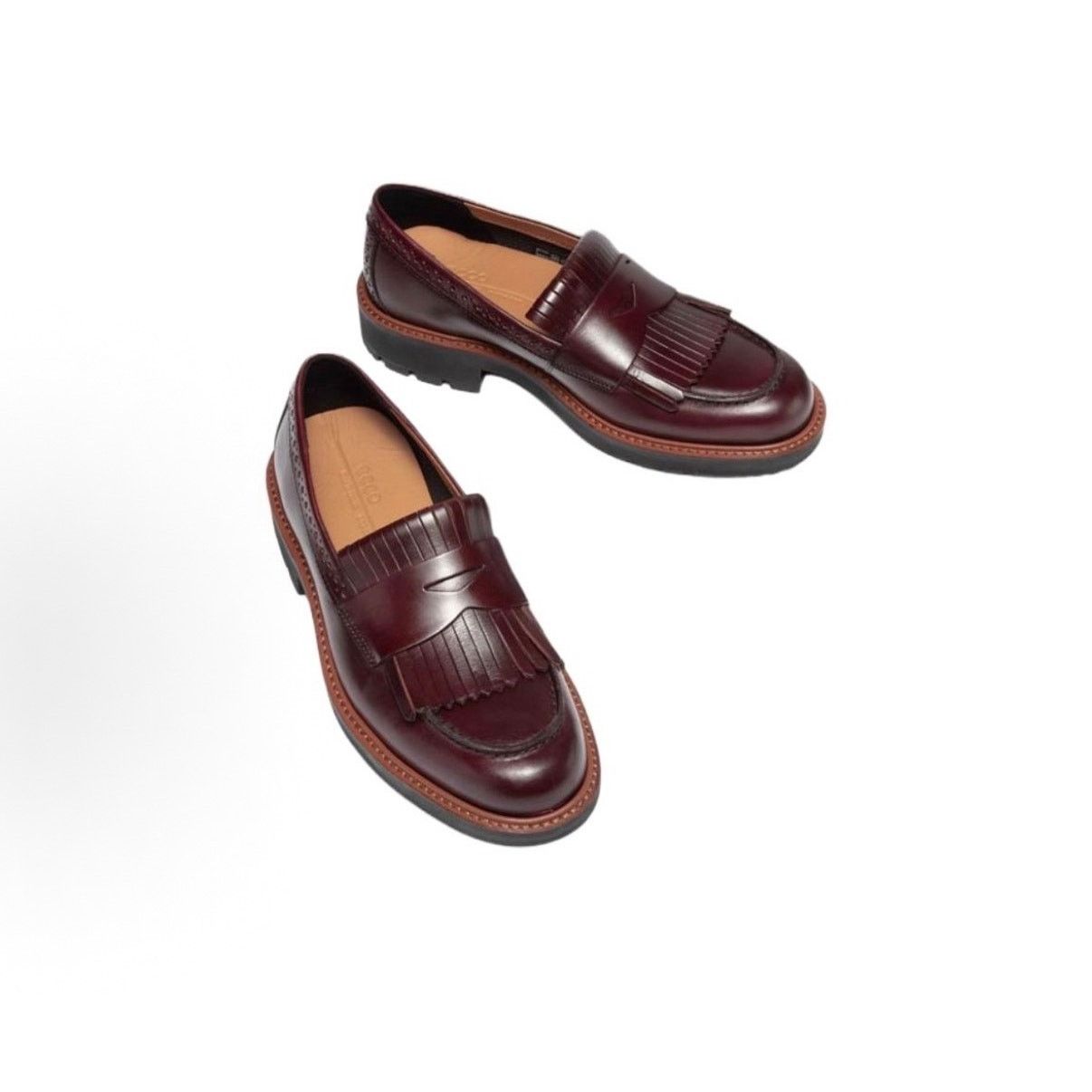 Ecco ECCO WOMEN'S 39 METROPOLE OSLO LOAFER MADE IN PORTUGAL NIB Size US 8 / IT 38 - 4 Thumbnail