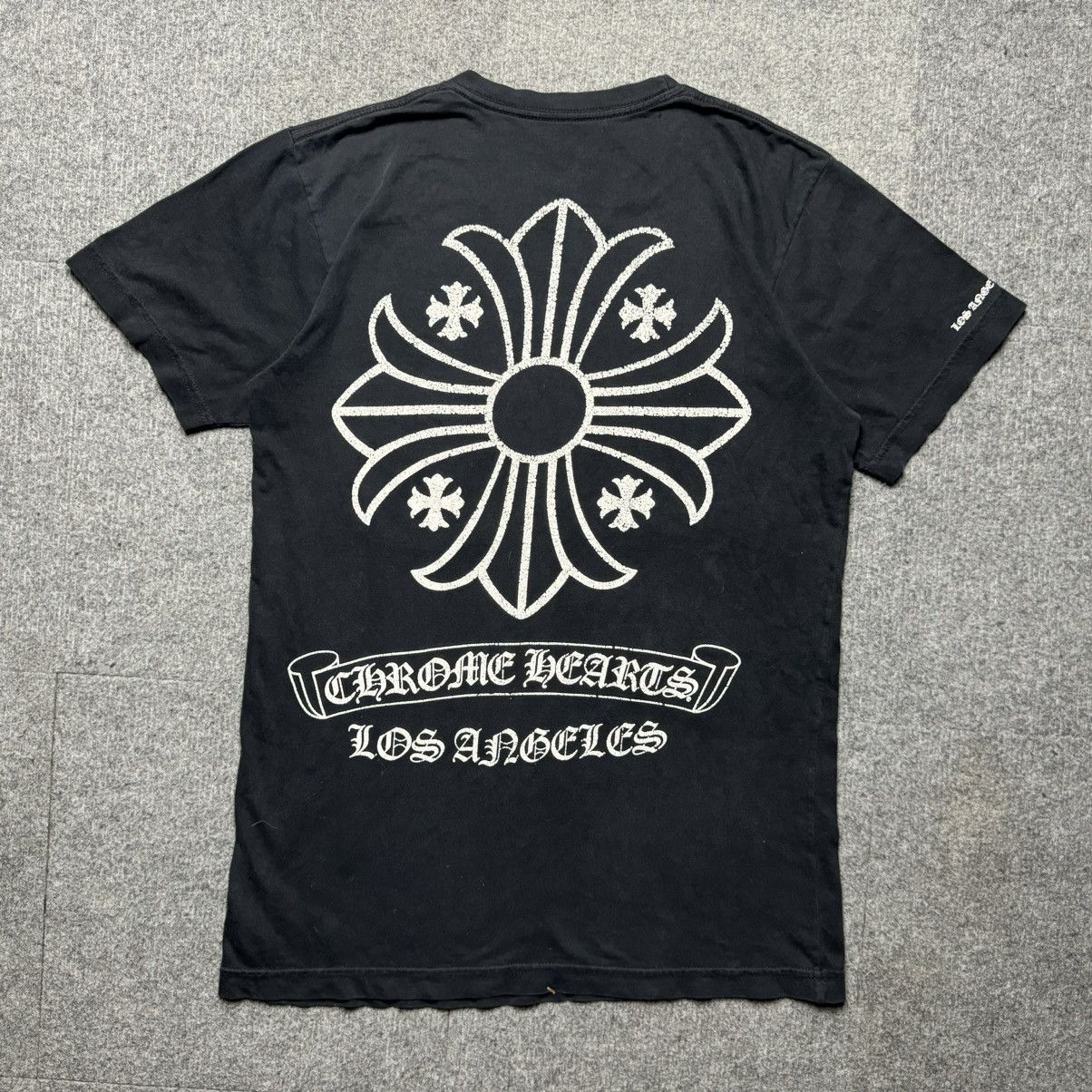 image of Chrome Hearts - Los Angeles Exclusive Tee in Faded Black, Men's (Size Small)