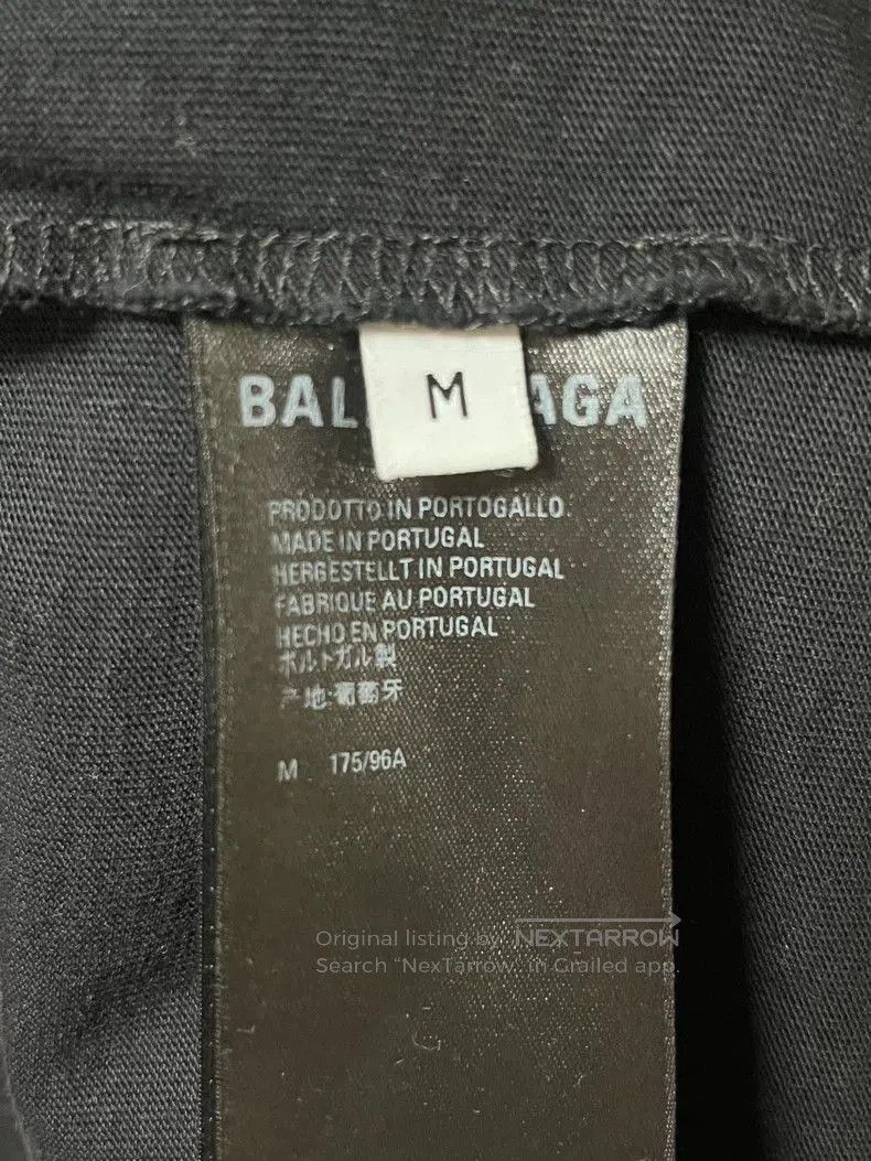 Balenciaga Balenciaga Paris Logo Black Short Sleeve. Size US M / EU 48-50 / 2 - 7 Thumbnail