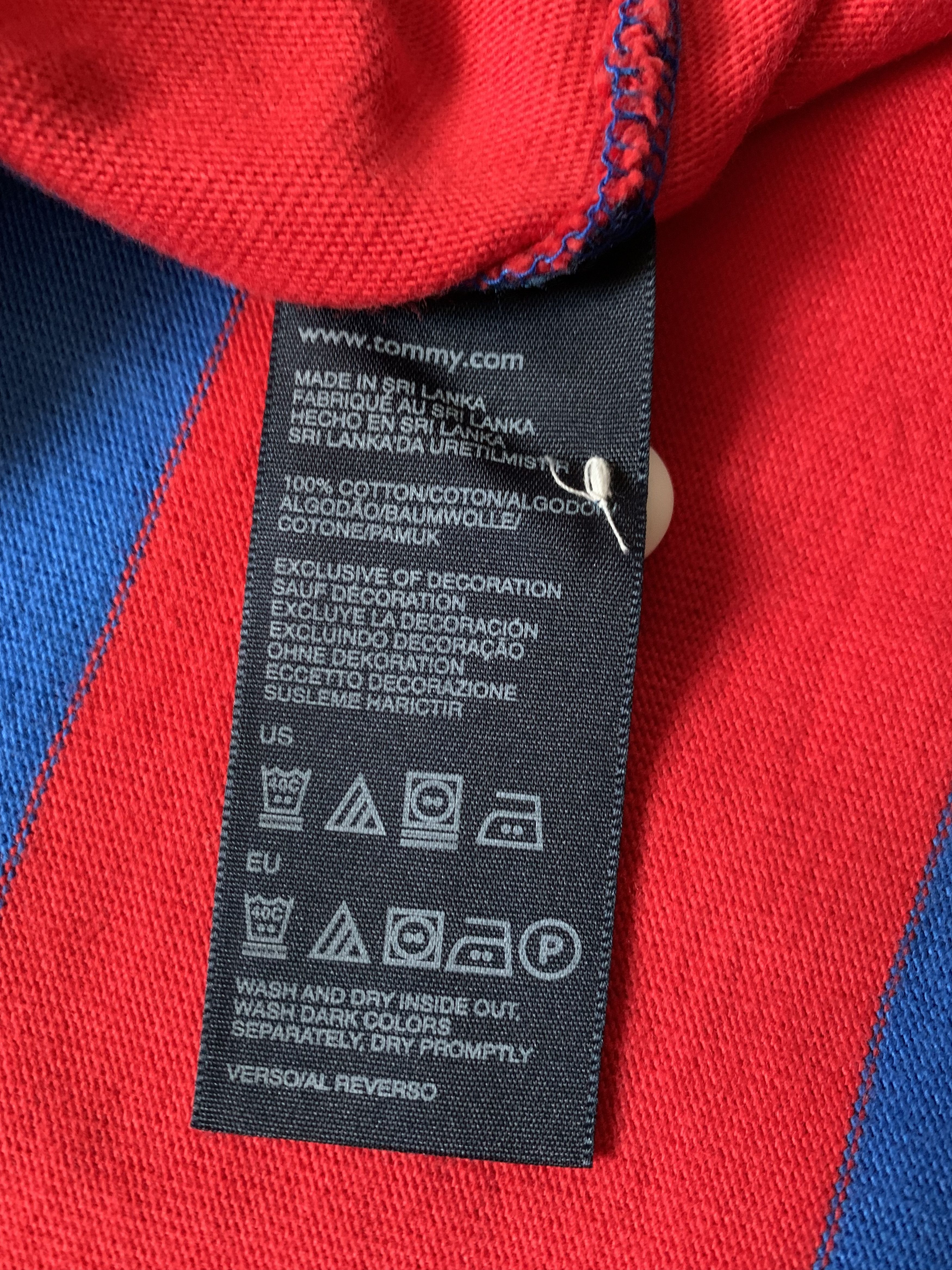Tommy Hilfiger Tommy Hilfiger Y2K Striped Long Sleeve Rugby Shirt Size US L / EU 52-54 / 3 - 7 Thumbnail