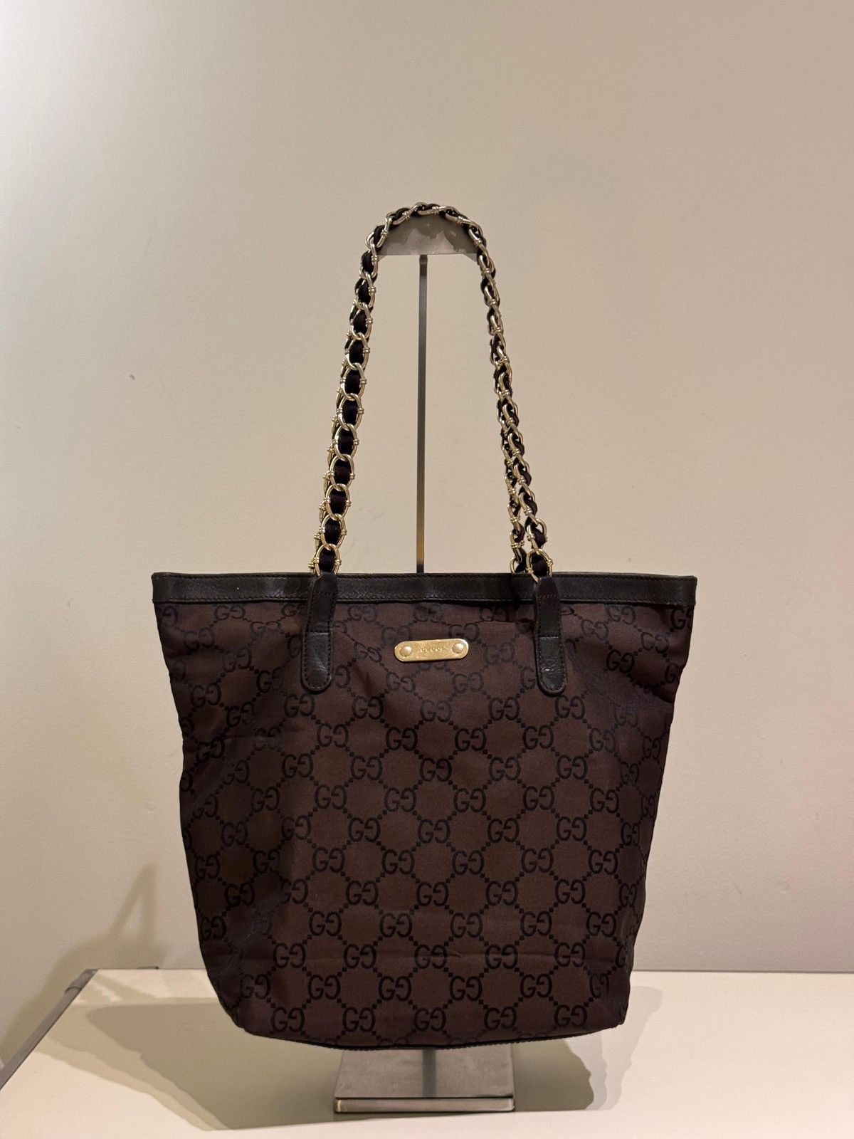 Gucci gucci brown chain bucket bag Size ONE SIZE - 2 Thumbnail