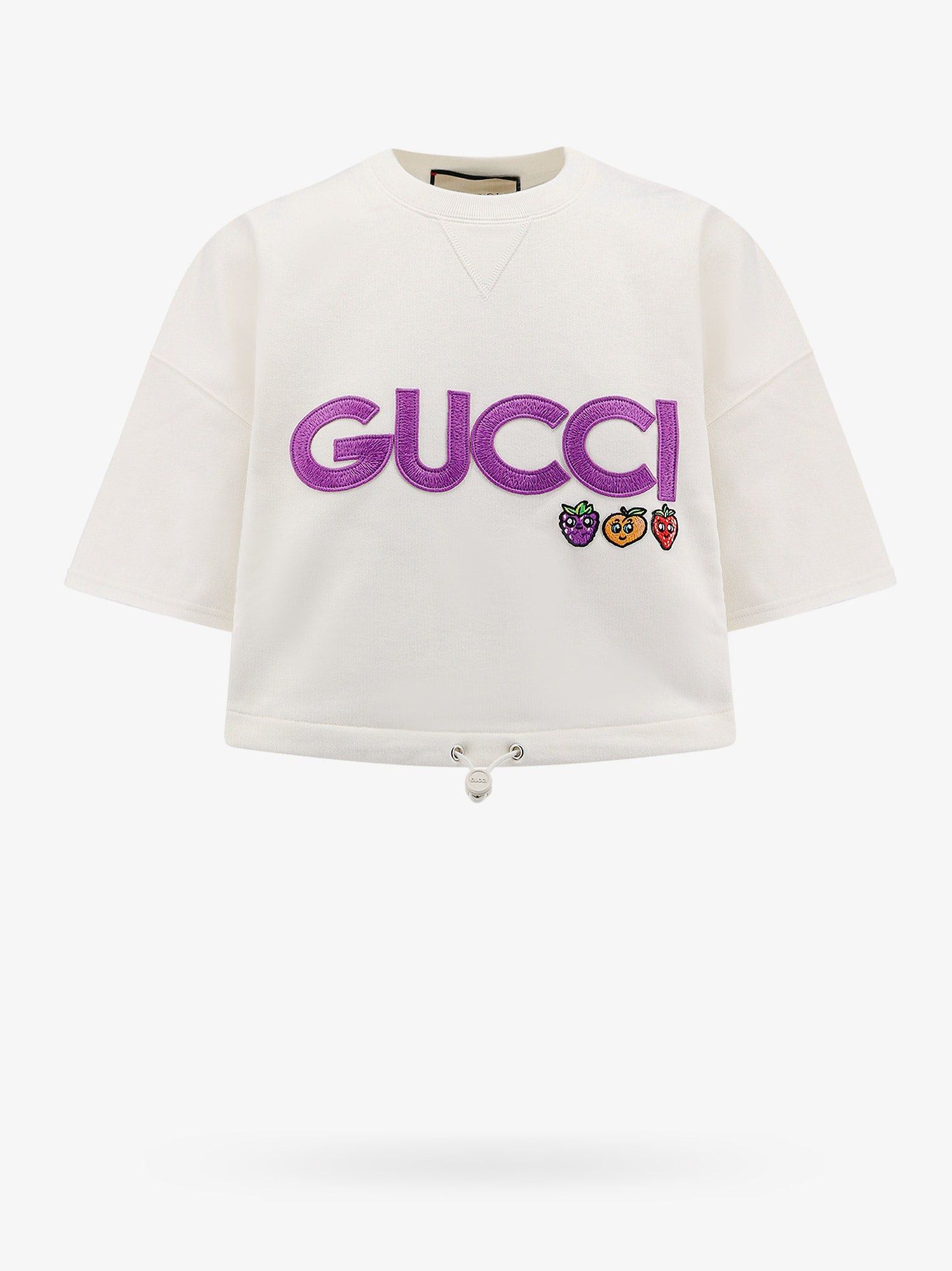 image of Gucci Sweatshirt Woman White Sweatshirts, Women's (Size XS)
