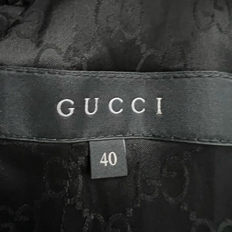 Gucci Gucci Black back stitching suit 2501-Nextarrow Size 40R - 3 Thumbnail