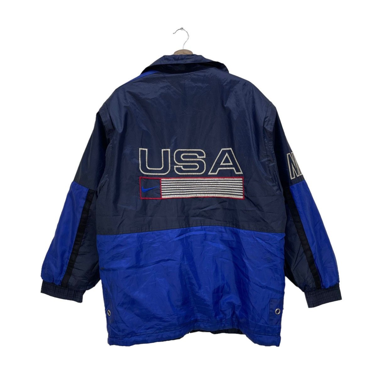Vintage Vintage Nike Swoosh Embroidery Usa Flag Size US M / EU 48-50 / 2 - 2 Thumbnail